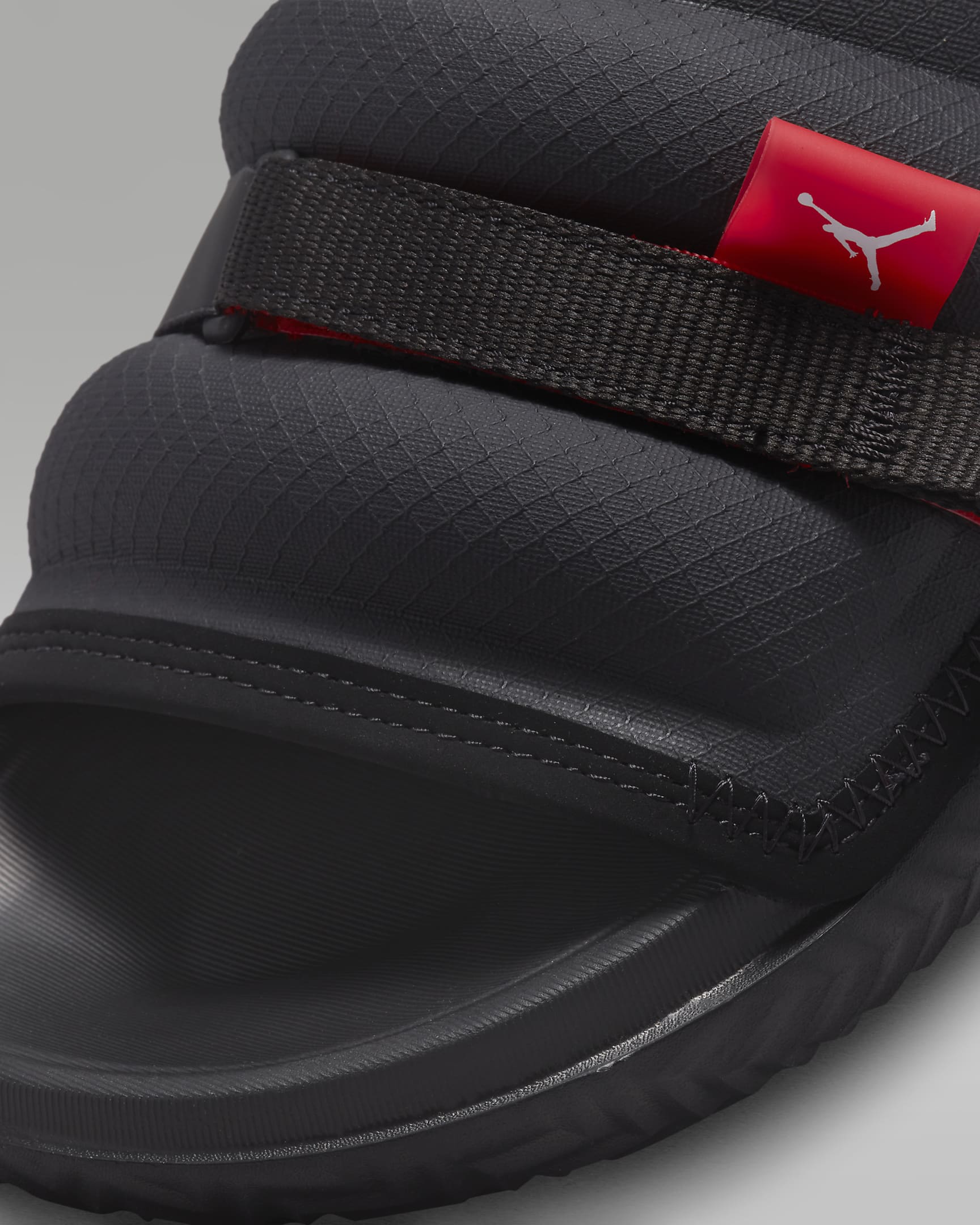 Jordan Super Play Men's Slides - Black/University Red