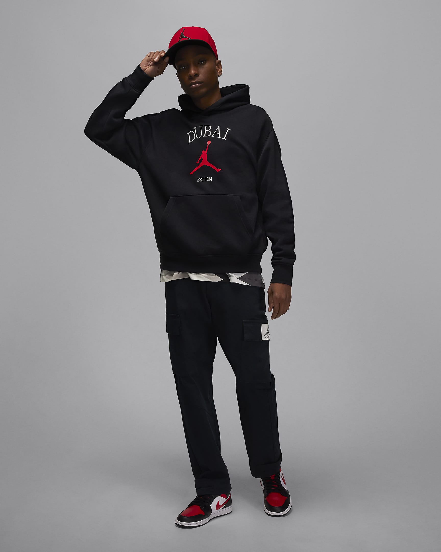 Jordan Dubai Men's Pullover Hoodie - Black