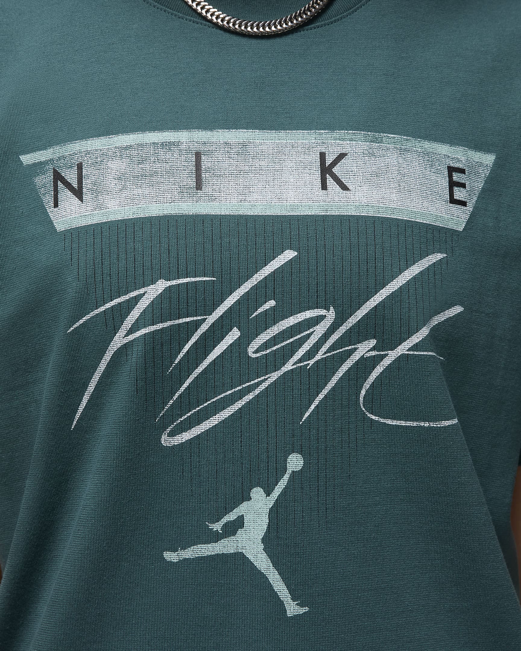 T-shirt à motif Jordan Flight Heritage pour femme - Oxidized Green