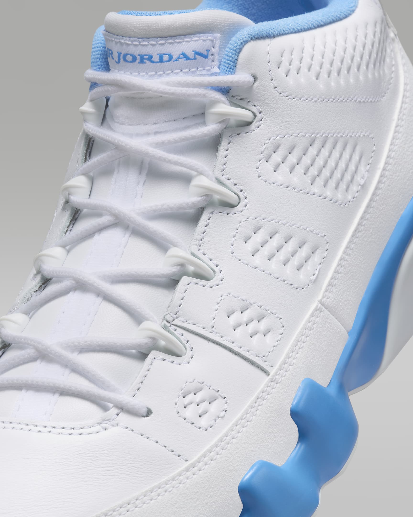 Tenis de golf Air Jordan 9 G - Blanco/Blanco/Azul universitario