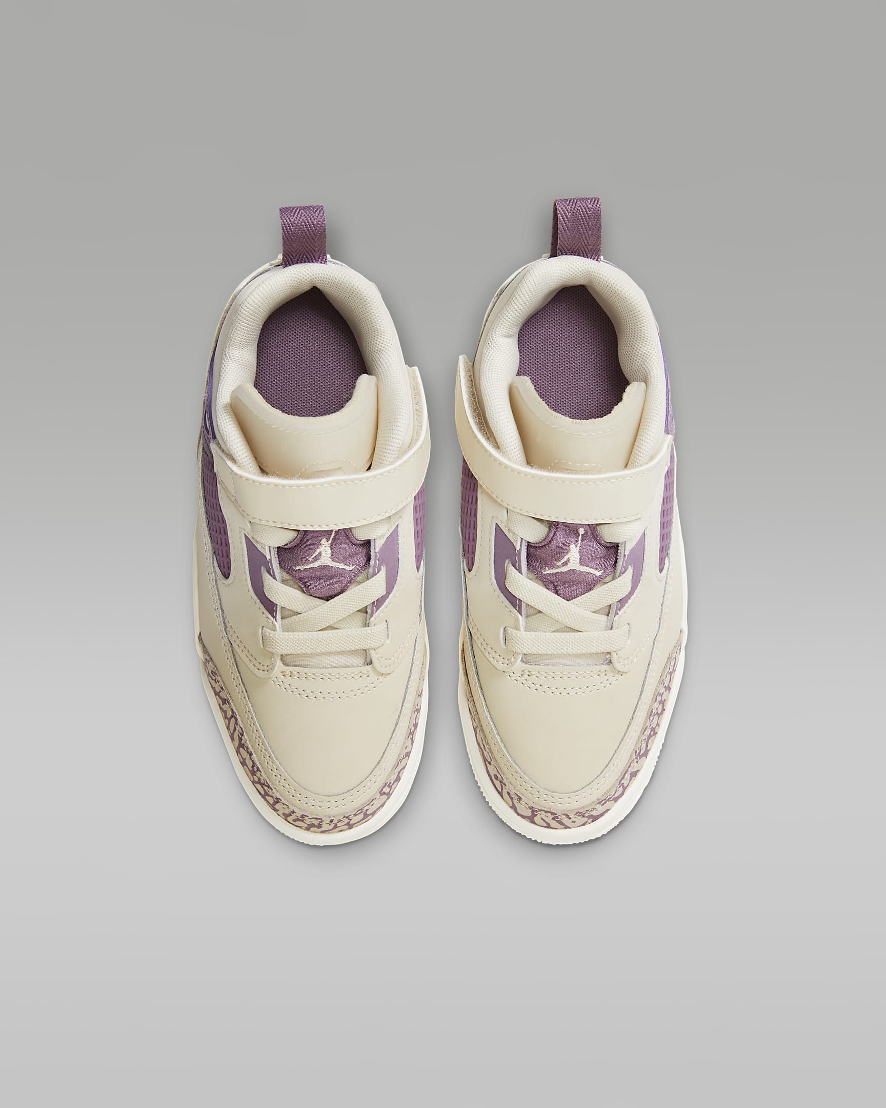 Jordan Spizike Low Younger Kids' Shoes - Legend Light Brown/Violet Dust/Sail/Crimson Tint