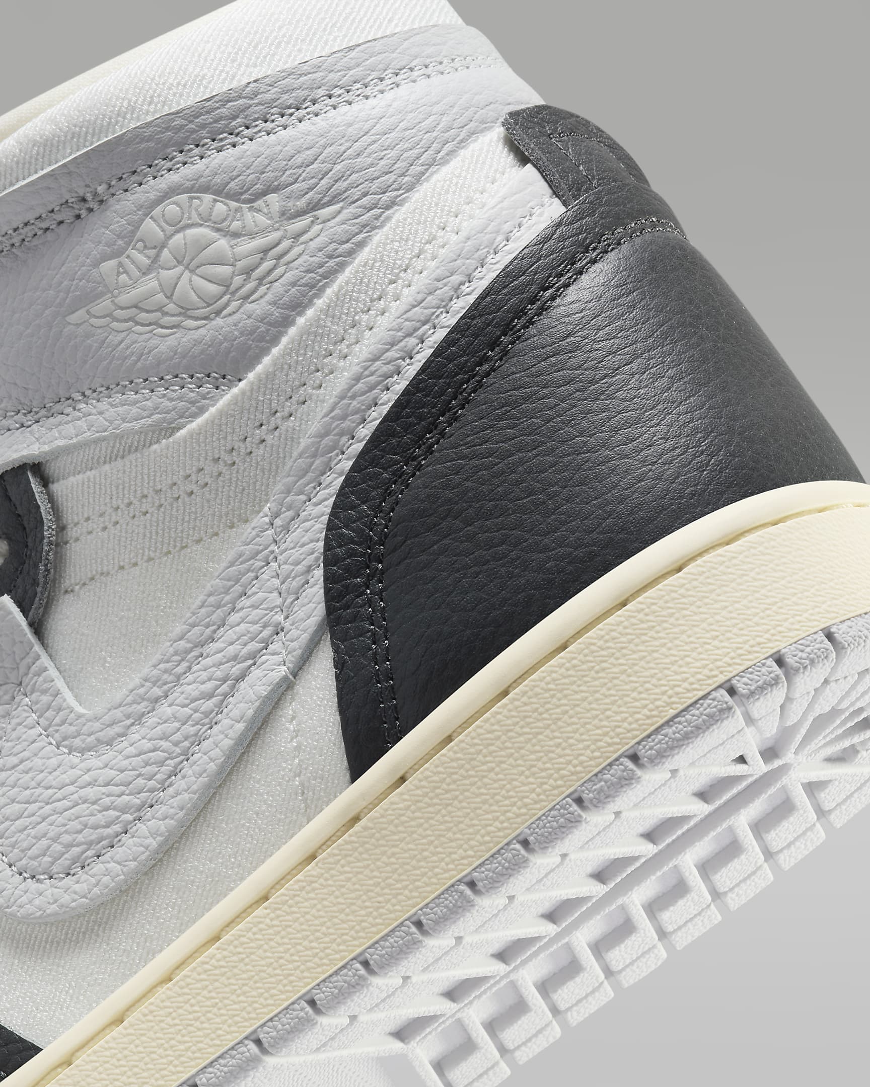 Air Jordan 1 High Method of Make Women's Shoes - Anthracite/Sail/Muslin/Neutral Grey