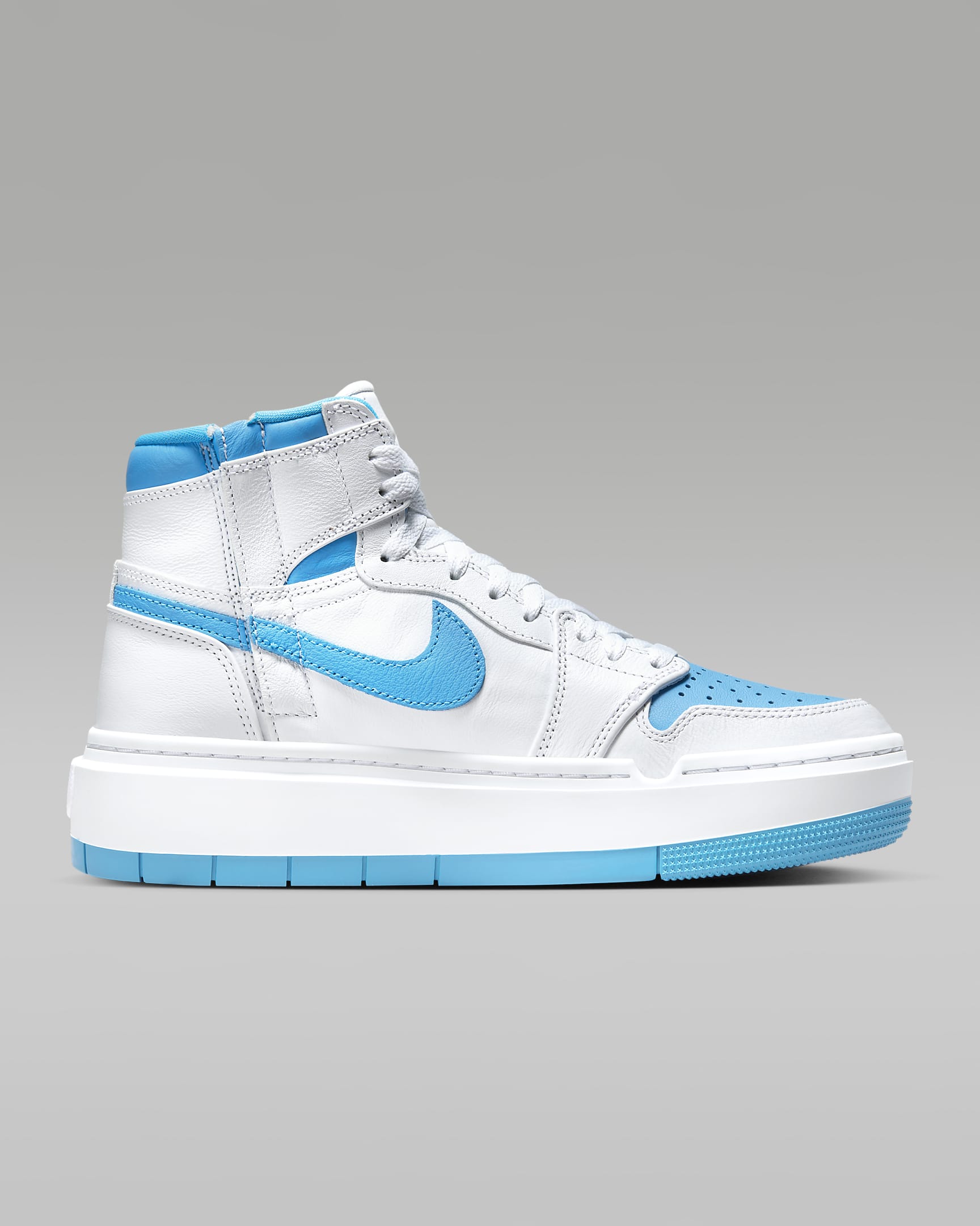 Air Jordan 1 Elevate High Women's Shoes - White/White/Dark Powder Blue