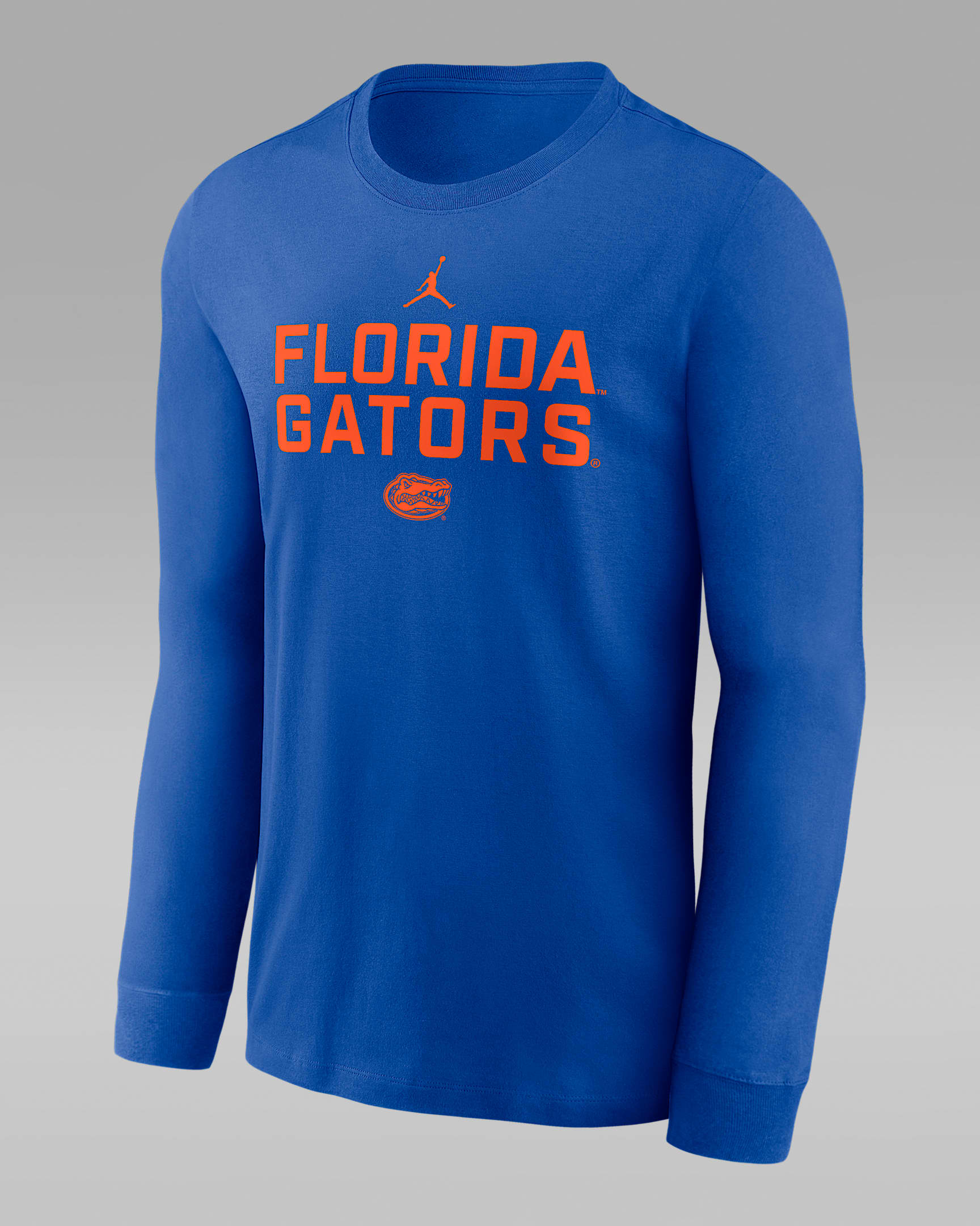 Florida Sideline Men's Jordan Brand Dri-FIT College Long-Sleeve T-Shirt - Royal