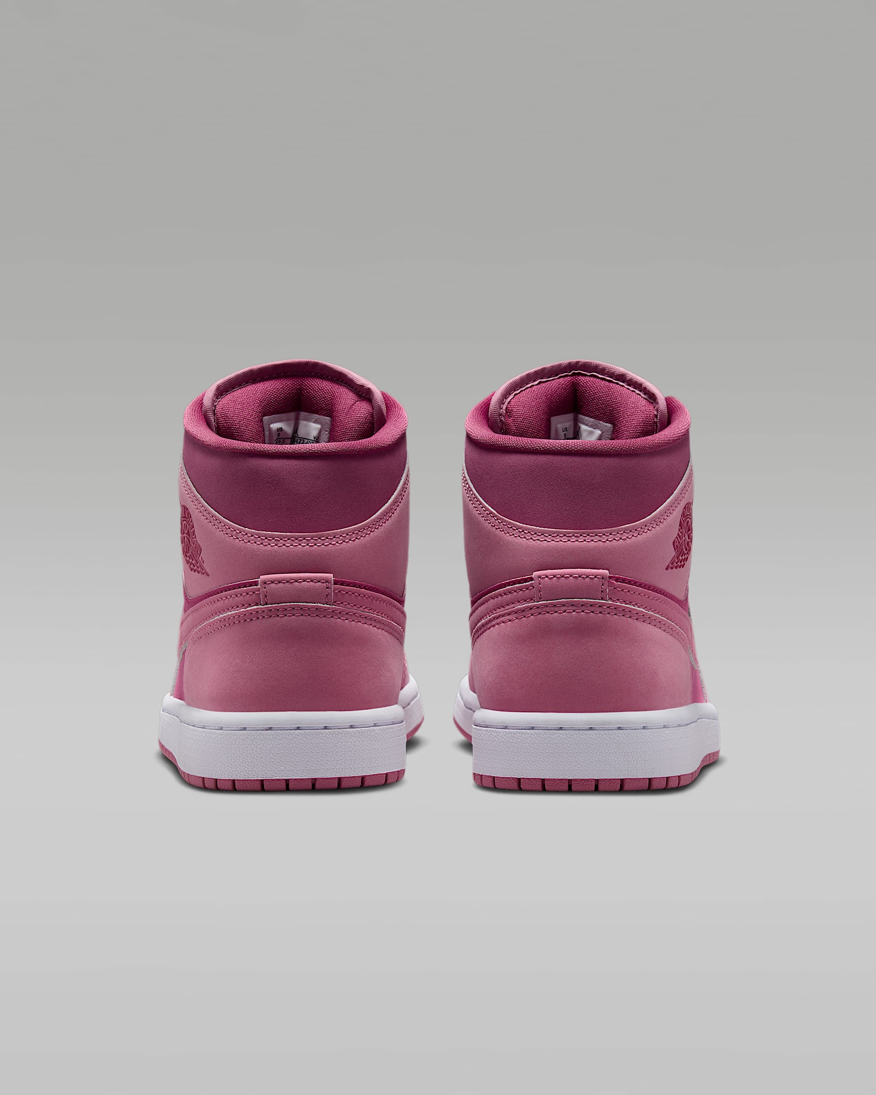 Air Jordan 1 Mid Women's Shoes - Desert Berry/White/Sweet Beet