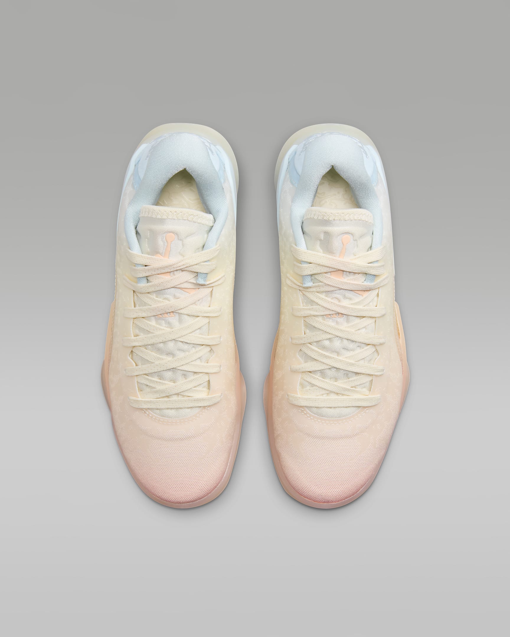 Zion 3 "Rising" Big Kids' Basketball Shoes - Bleached Coral/Pale Ivory/Glacier Blue/Crimson Tint