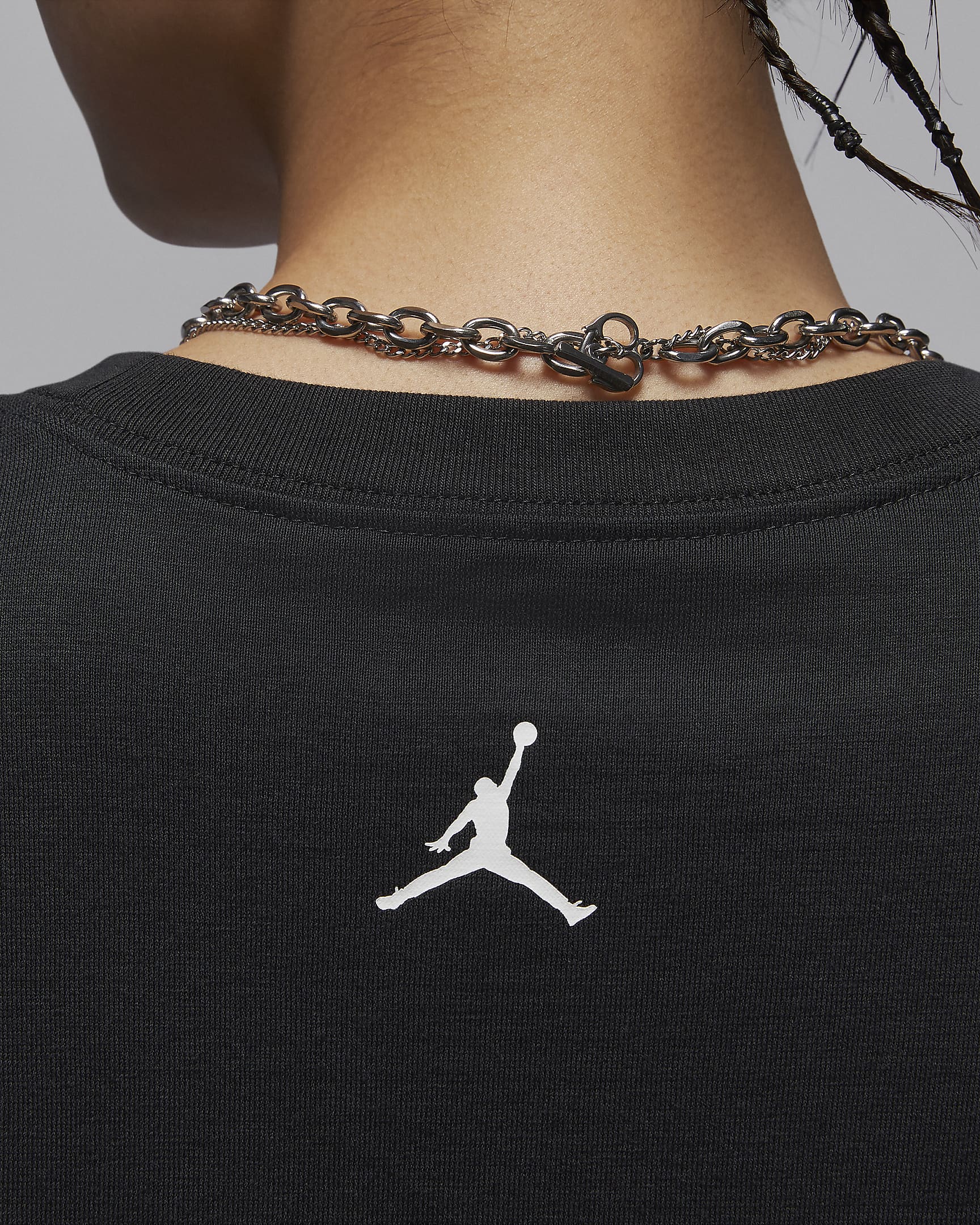 Jordan Women's Oversized Graphic T-Shirt - Off Noir