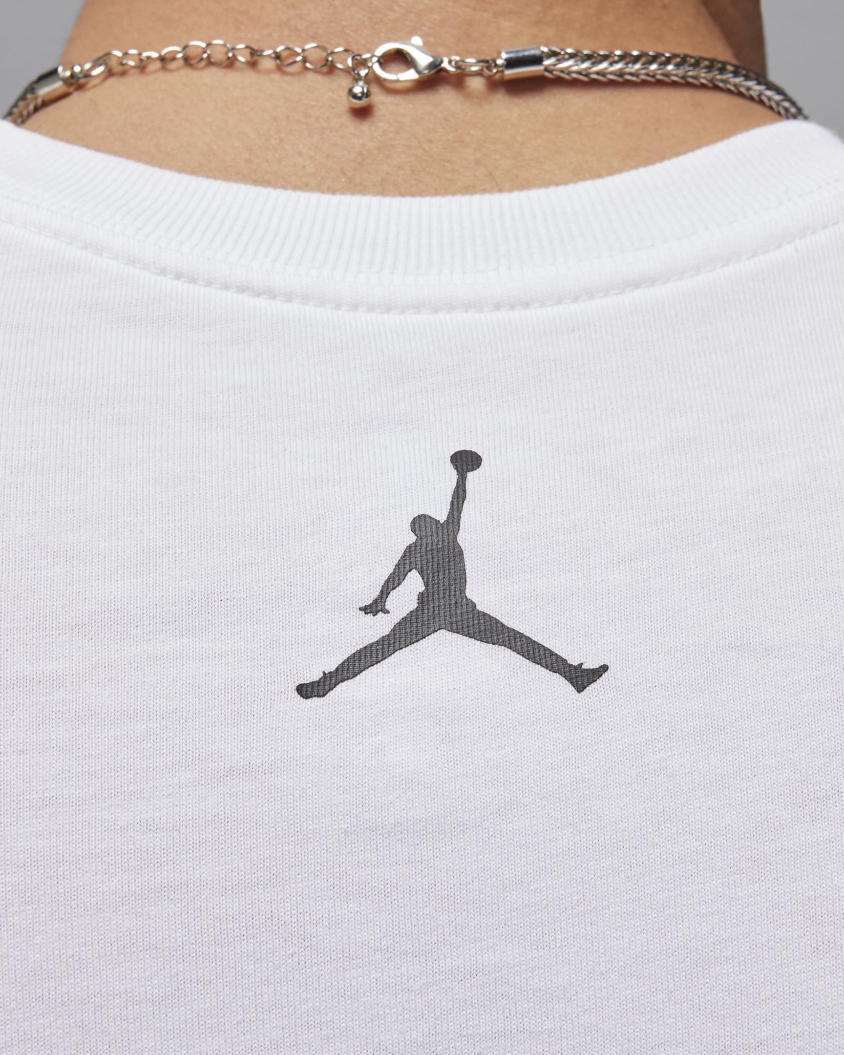 Jordan Dri-FIT Sport Men's Graphic T-Shirt - White/Black/Black