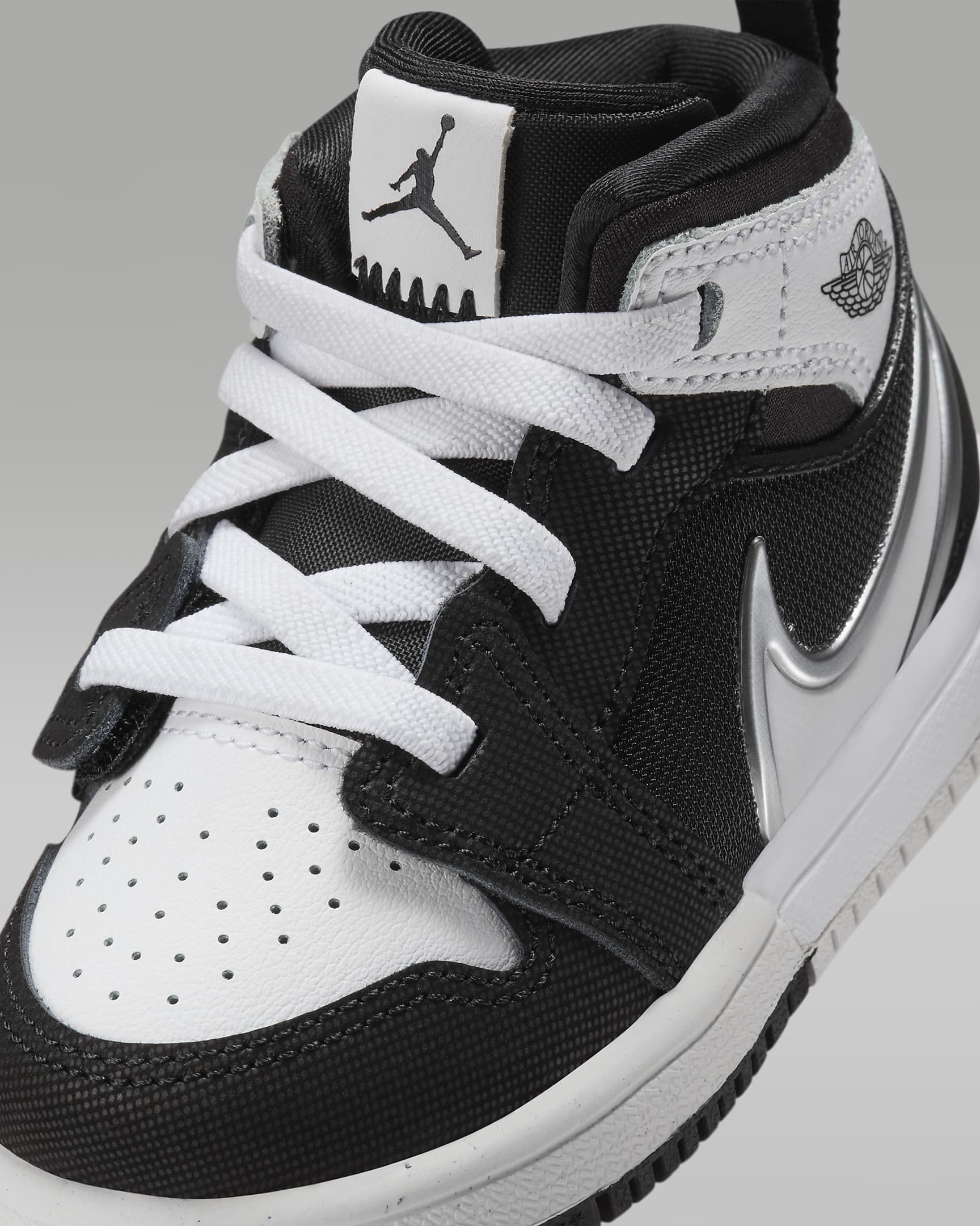 Jordan 1 Mid RM EasyOn Baby/Toddler Shoes - Black/White