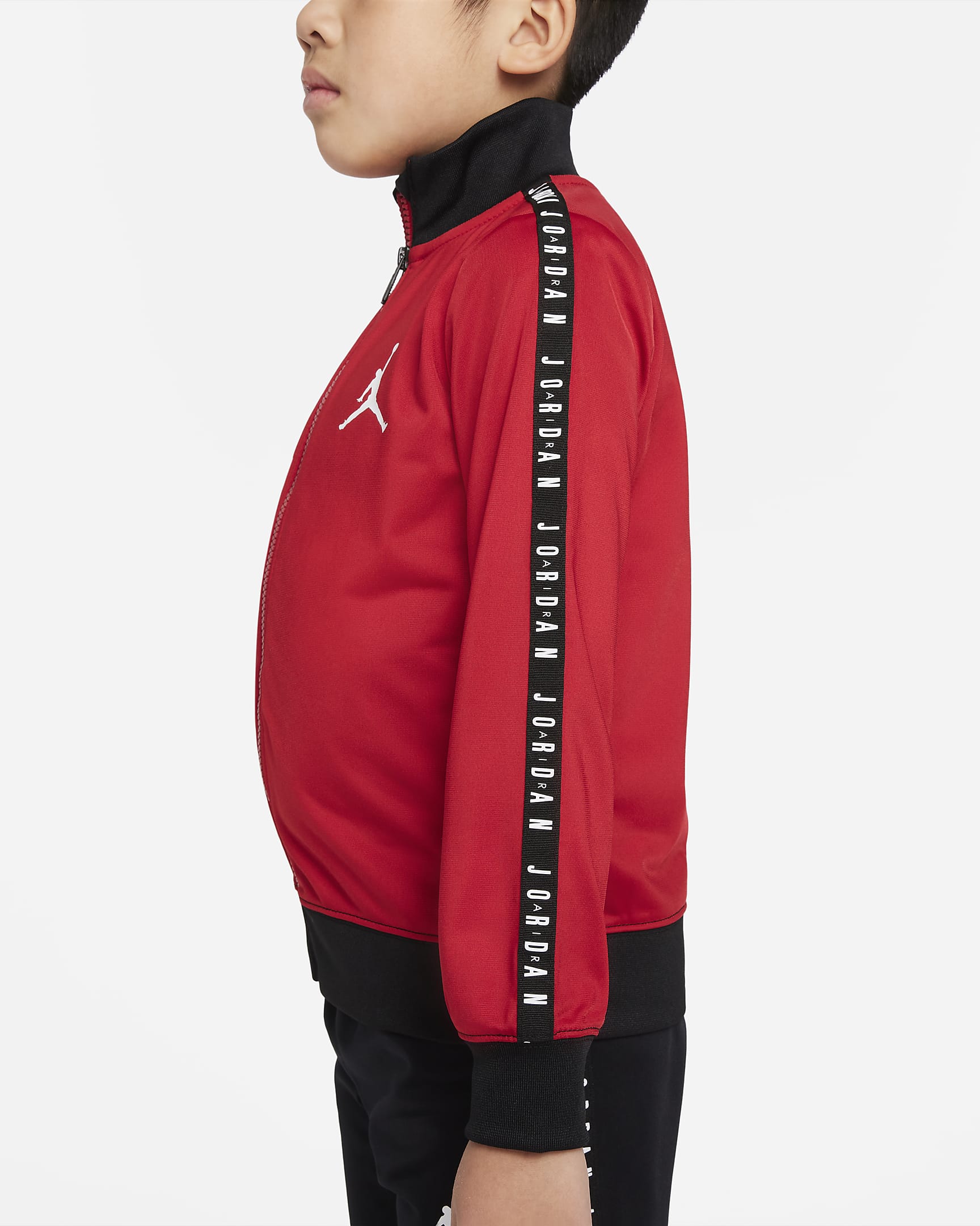 Jordan Little Kids' Tracksuit - Black/Gym Red