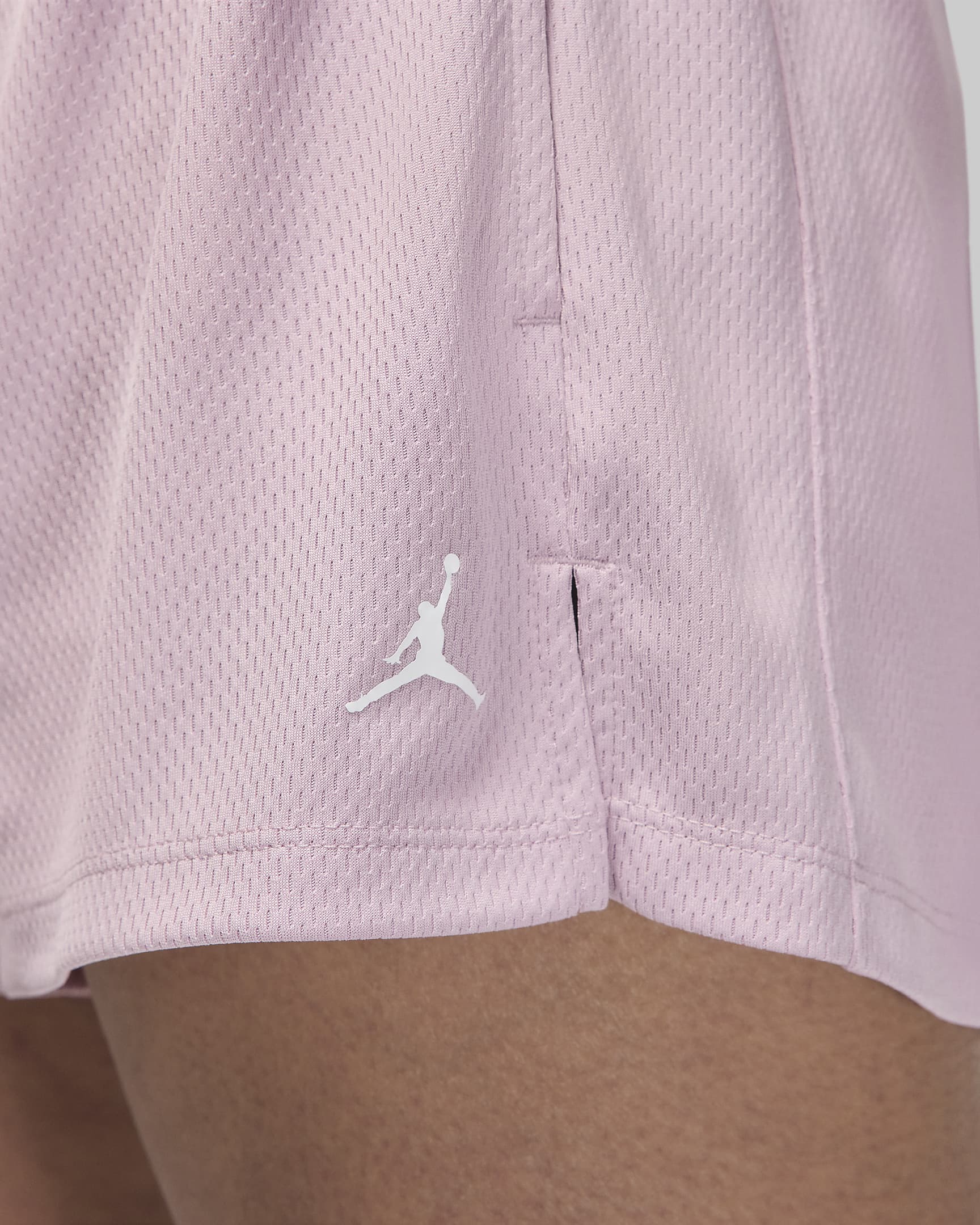 Jordan Sport Women's Mesh Shorts - Plum Chalk/White
