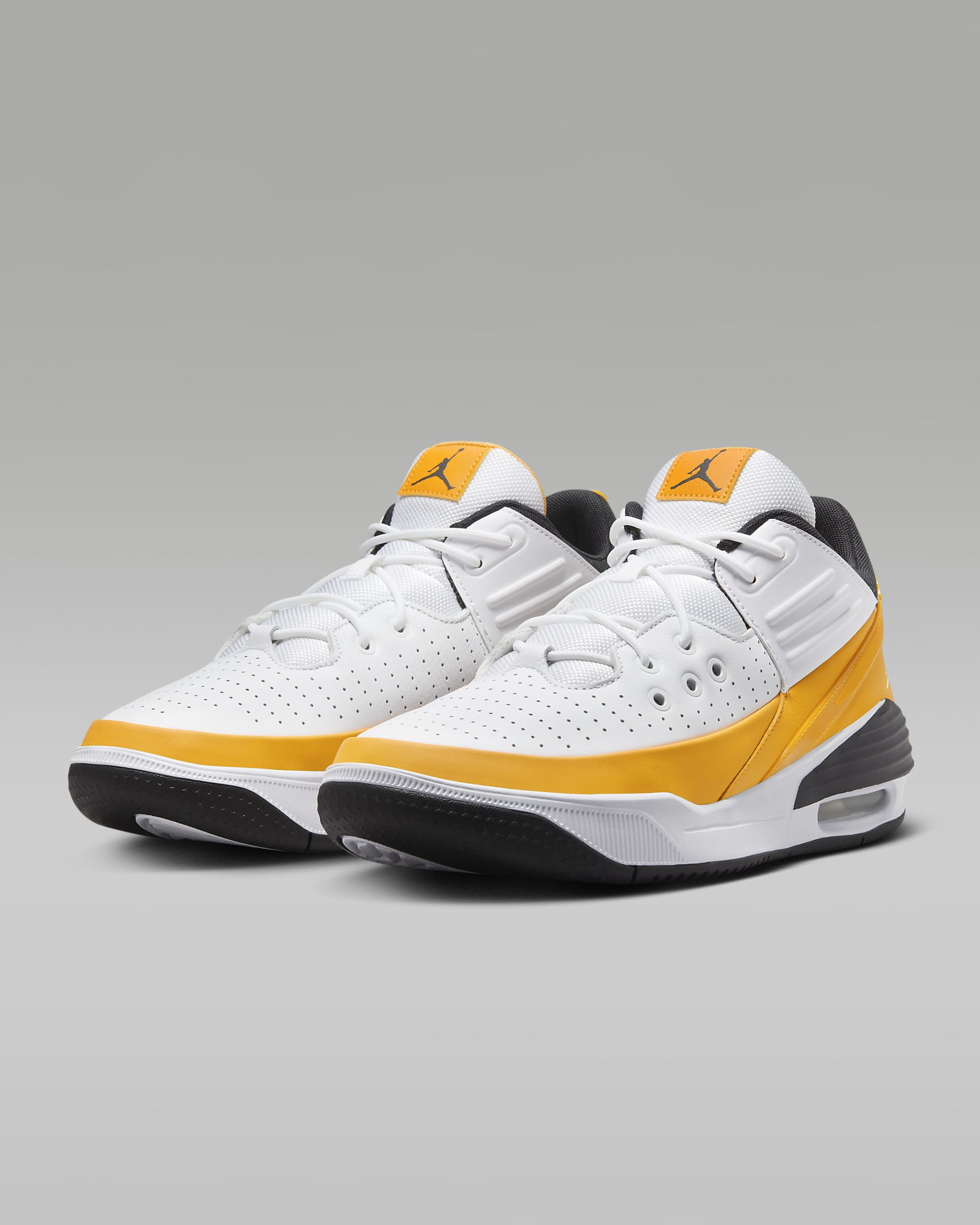 Jordan Max Aura 5 Men's Shoes - Yellow Ochre/Black/White