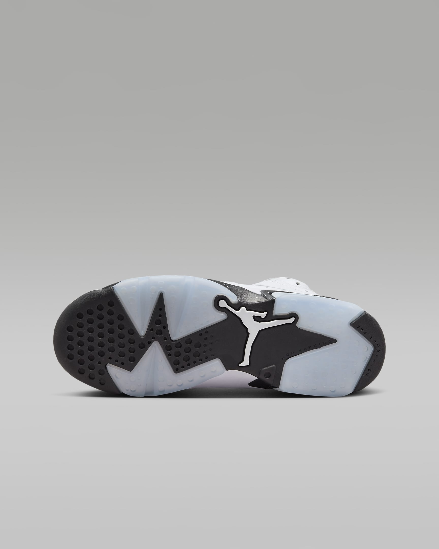 Air Jordan 6 Retro "White/Black" Big Kids' Shoes - White/Black