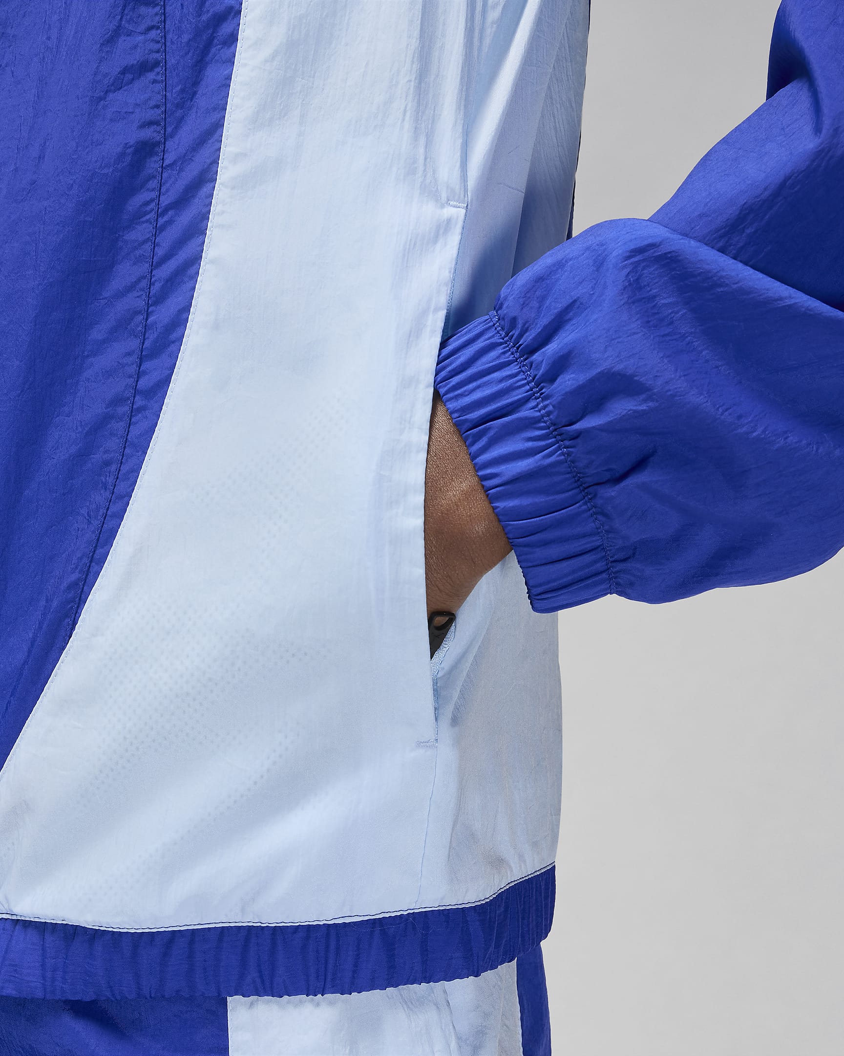 Jordan Sport JAM x Fédération Française de Basketball Men's Warm-Up Jacket - Old Royal/Celestine Blue/White