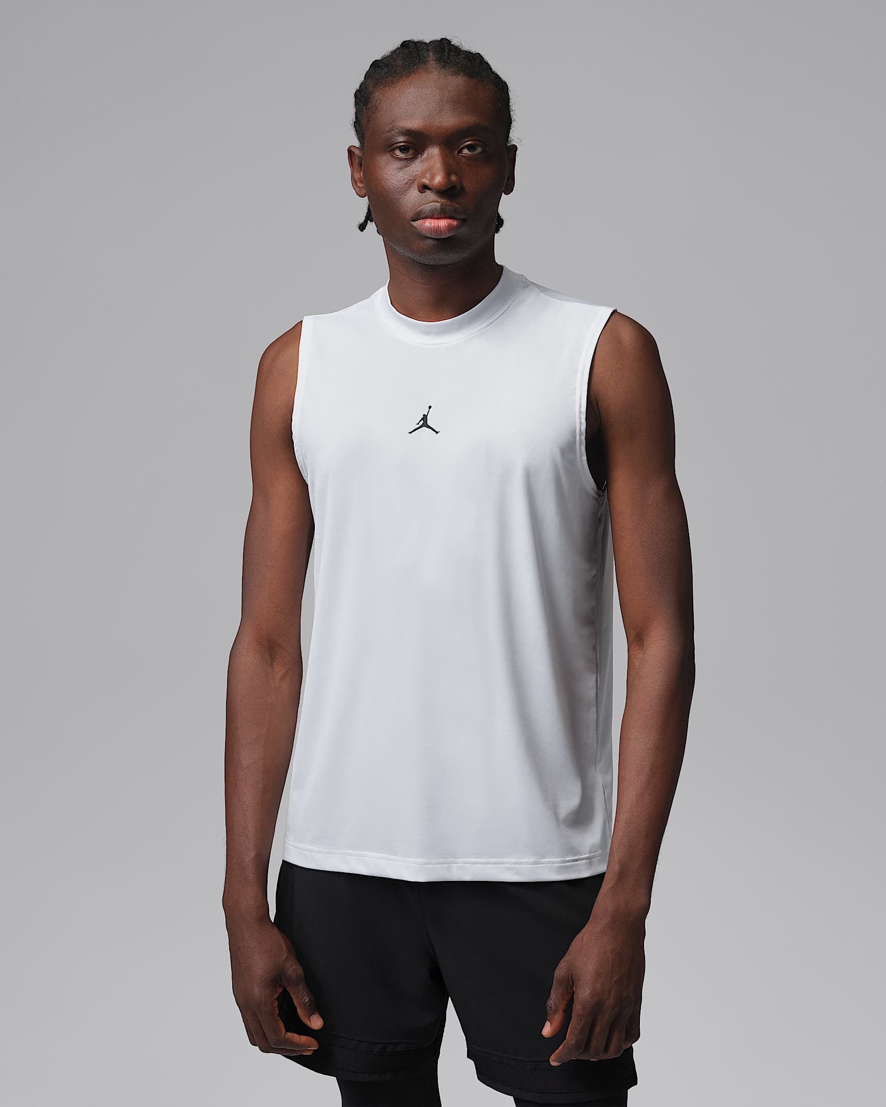 Jordan Sport Essentials mouwloze top met Dri-FIT voor heren - Wit