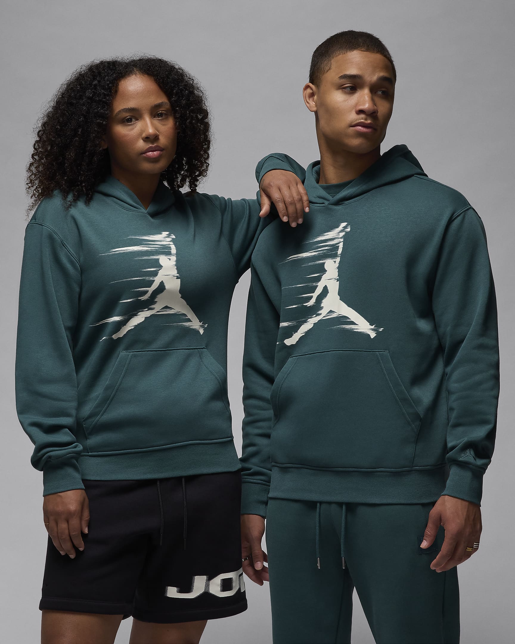 Jordan MVP Sudadera con capucha de tejido Fleece - Hombre - Oxidized Green/Sail/Sail