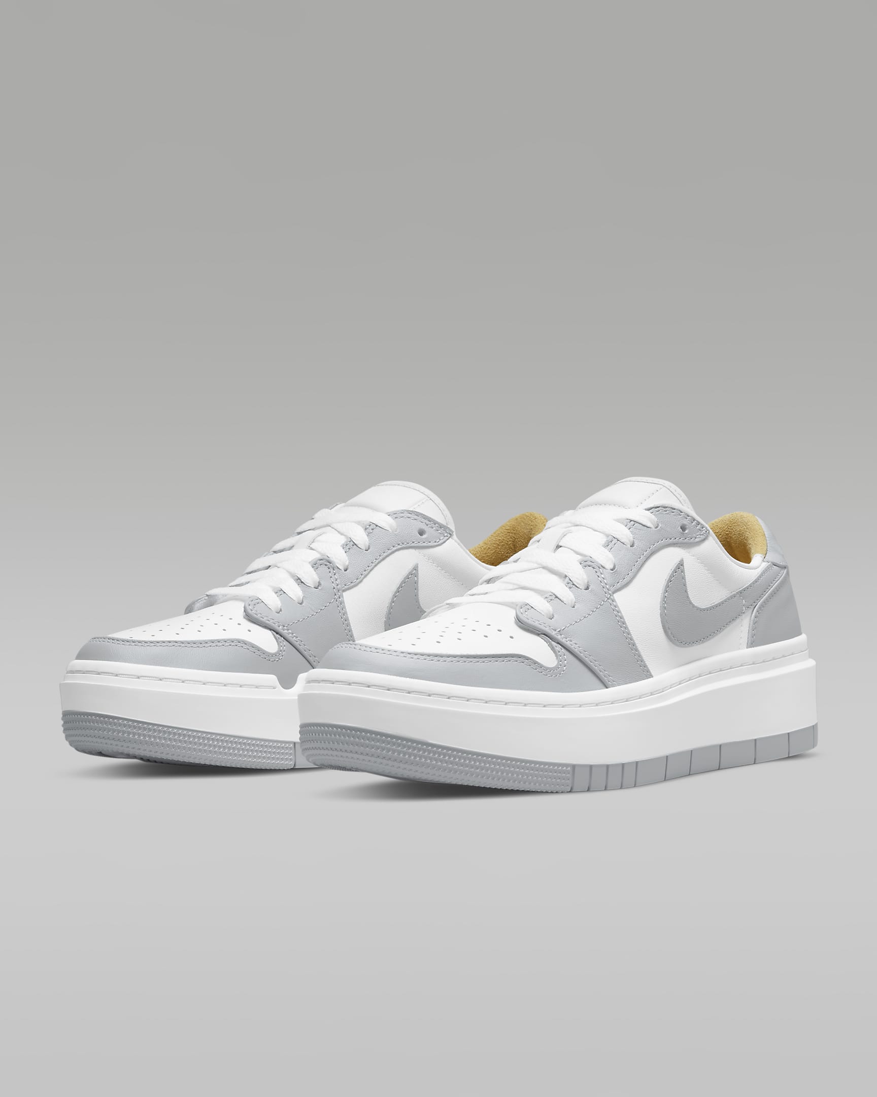 Air Jordan 1 Elevate Low schoenen - Wit/Wit/Wolf Grey