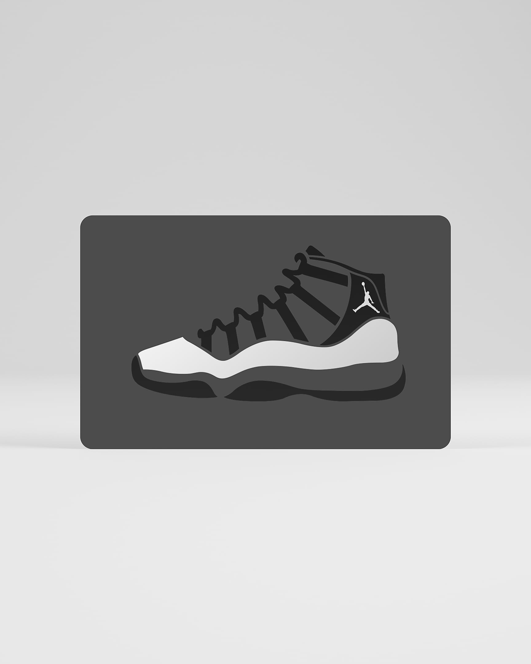 Nike Gift Card Mailed in a Mini Nike Shoebox - Black