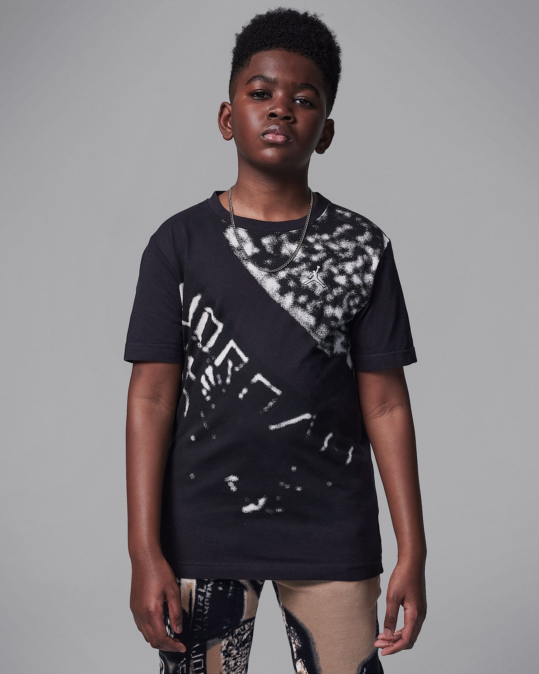 Playera Jordan Ring para niños talla grande Jordan MVP - Sombrío apagado