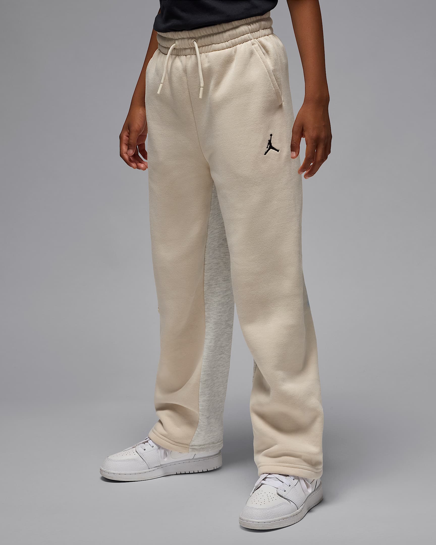 Pantalon en Fleece Future Flight Jordan pour ado - Light Orewood Brown