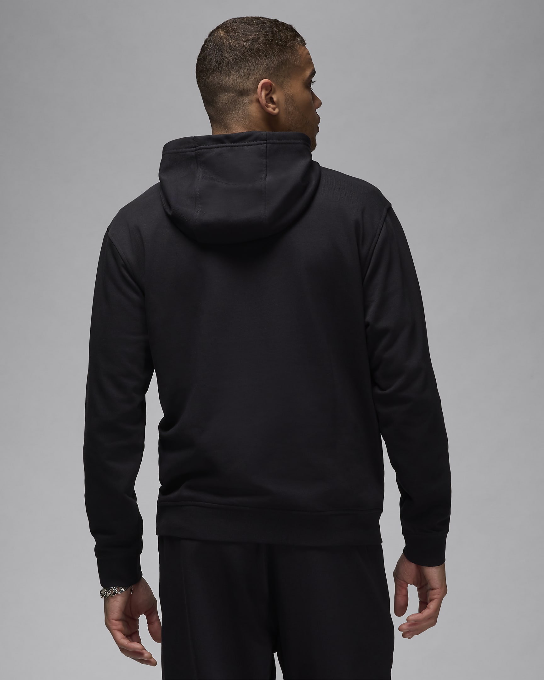 Sweat à capuche Dri-FIT Jordan Sport Crossover pour homme - Noir/Blanc