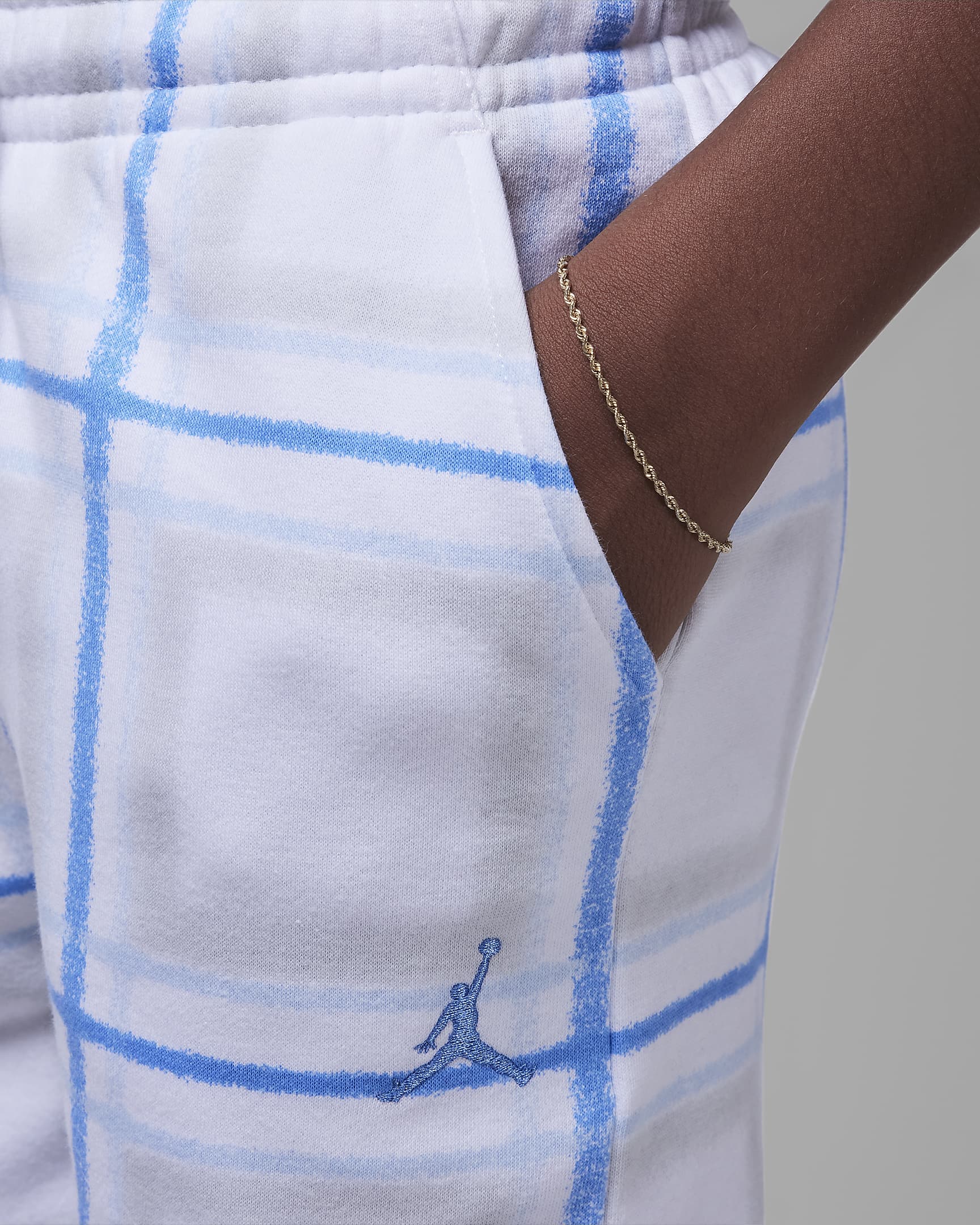 Jordan Brooklyn Essentials Big Kids' Holiday Fleece Pants.