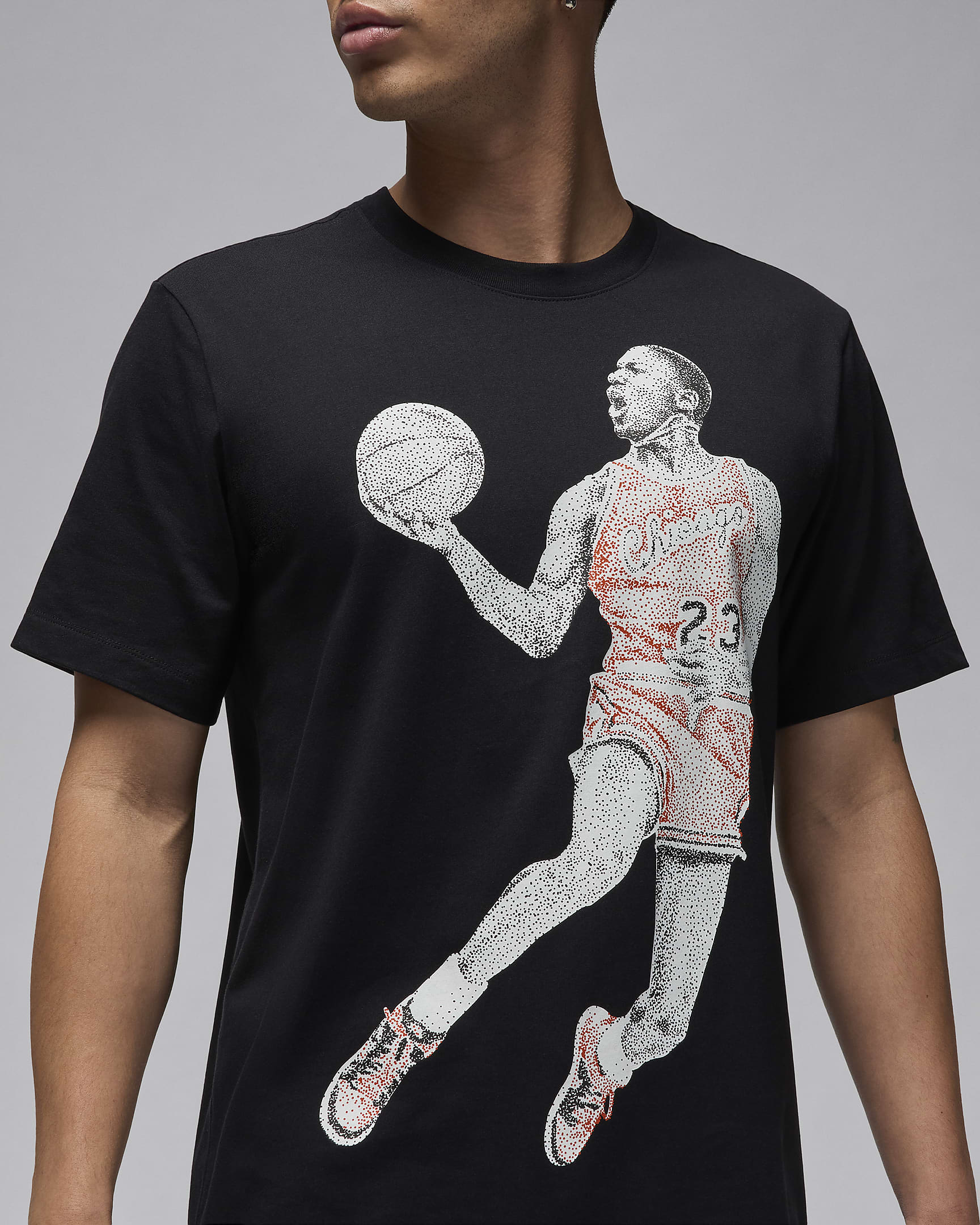 Playera para hombre Jordan - Negro/Vela