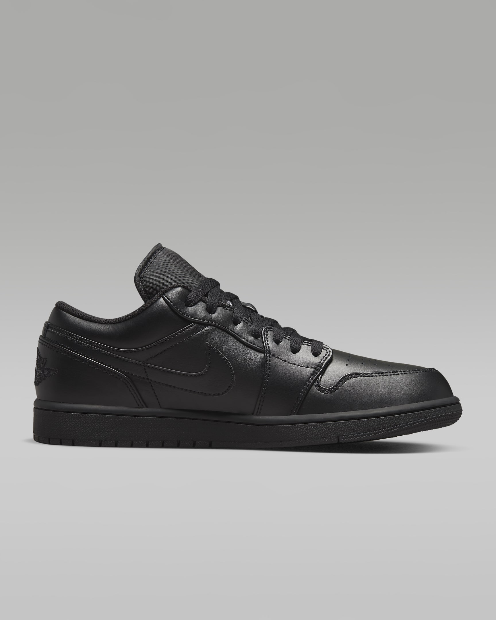 Air Jordan 1 Low Men's Shoes - Black/Black/Black