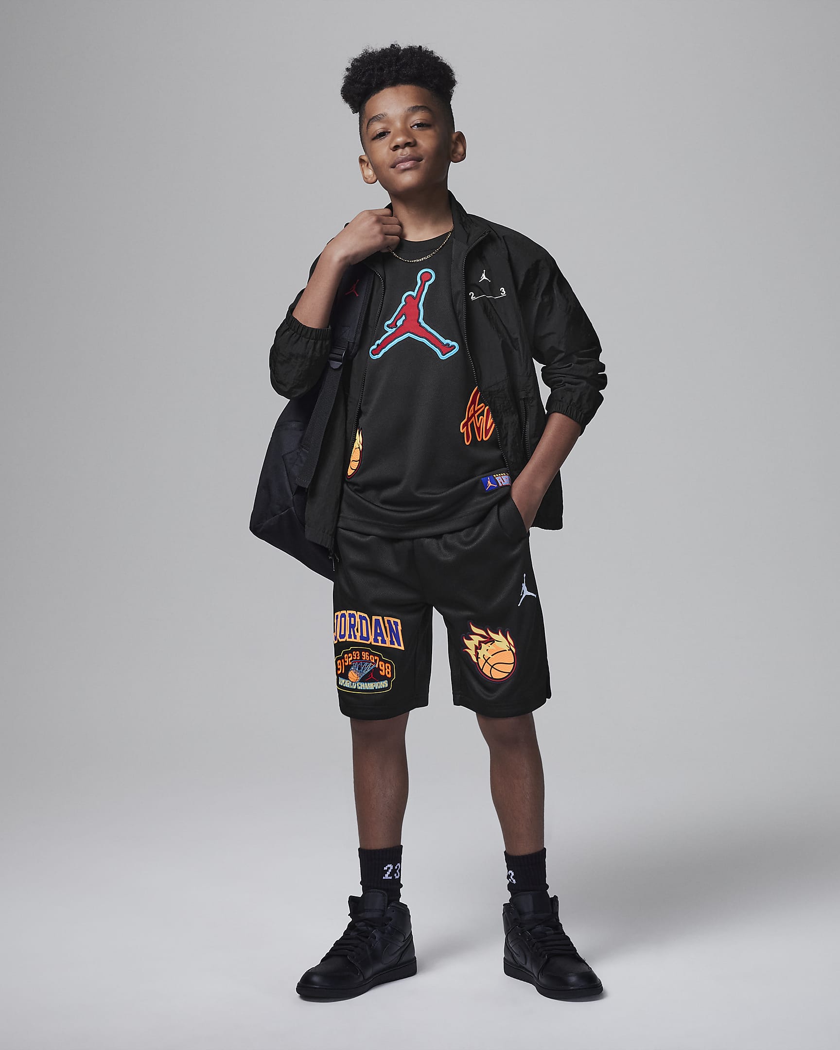 Jordan Patch Pack Shorts Big Kids Shorts. Nike JP
