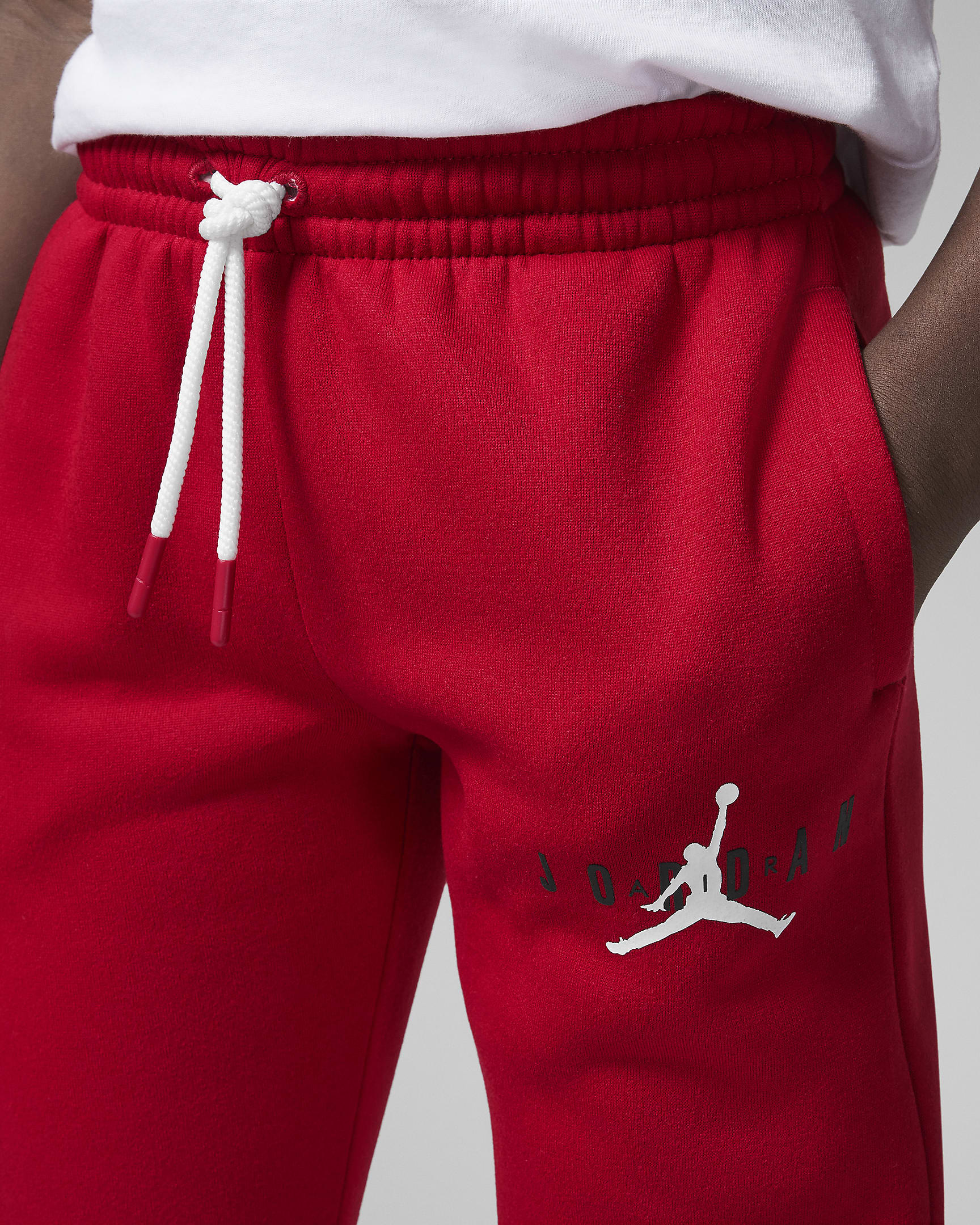 Jordan Younger Kids' Fleece Trousers - Gym Red