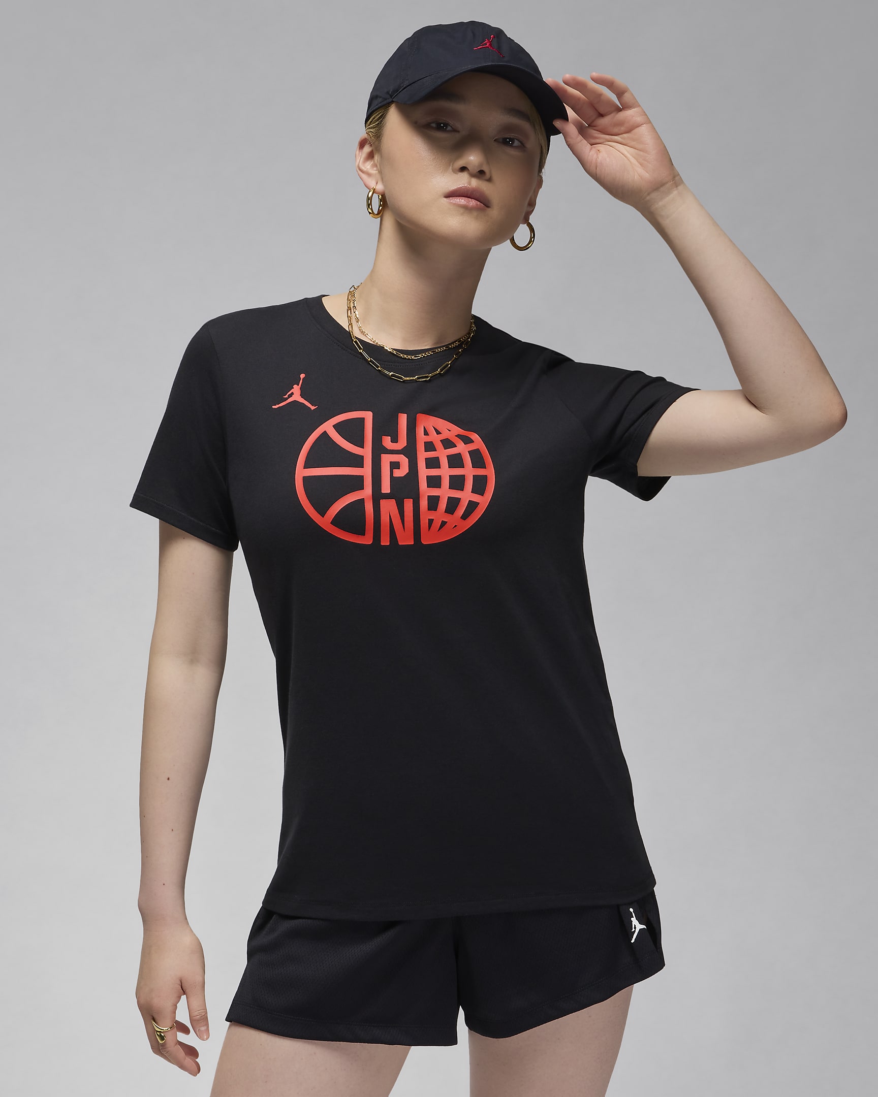 Japan Women's Jordan Dri-FIT Basketball Practice T-Shirt - Black