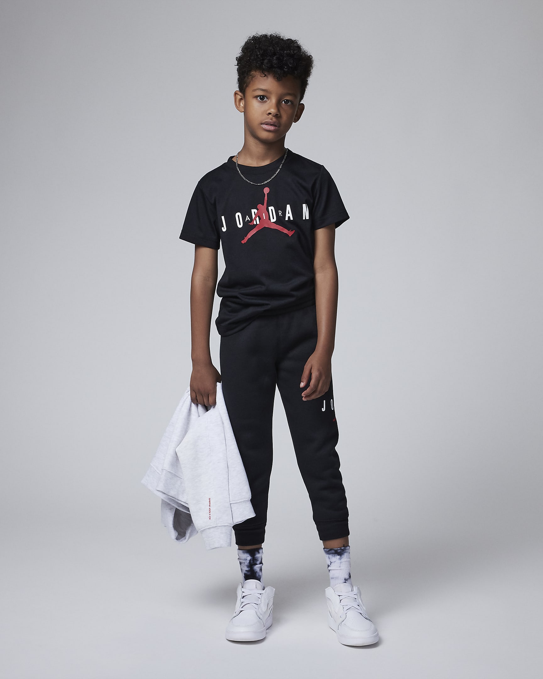 Ensemble avec pantalon durable Jumpman Jordan pour jeune enfant - Noir