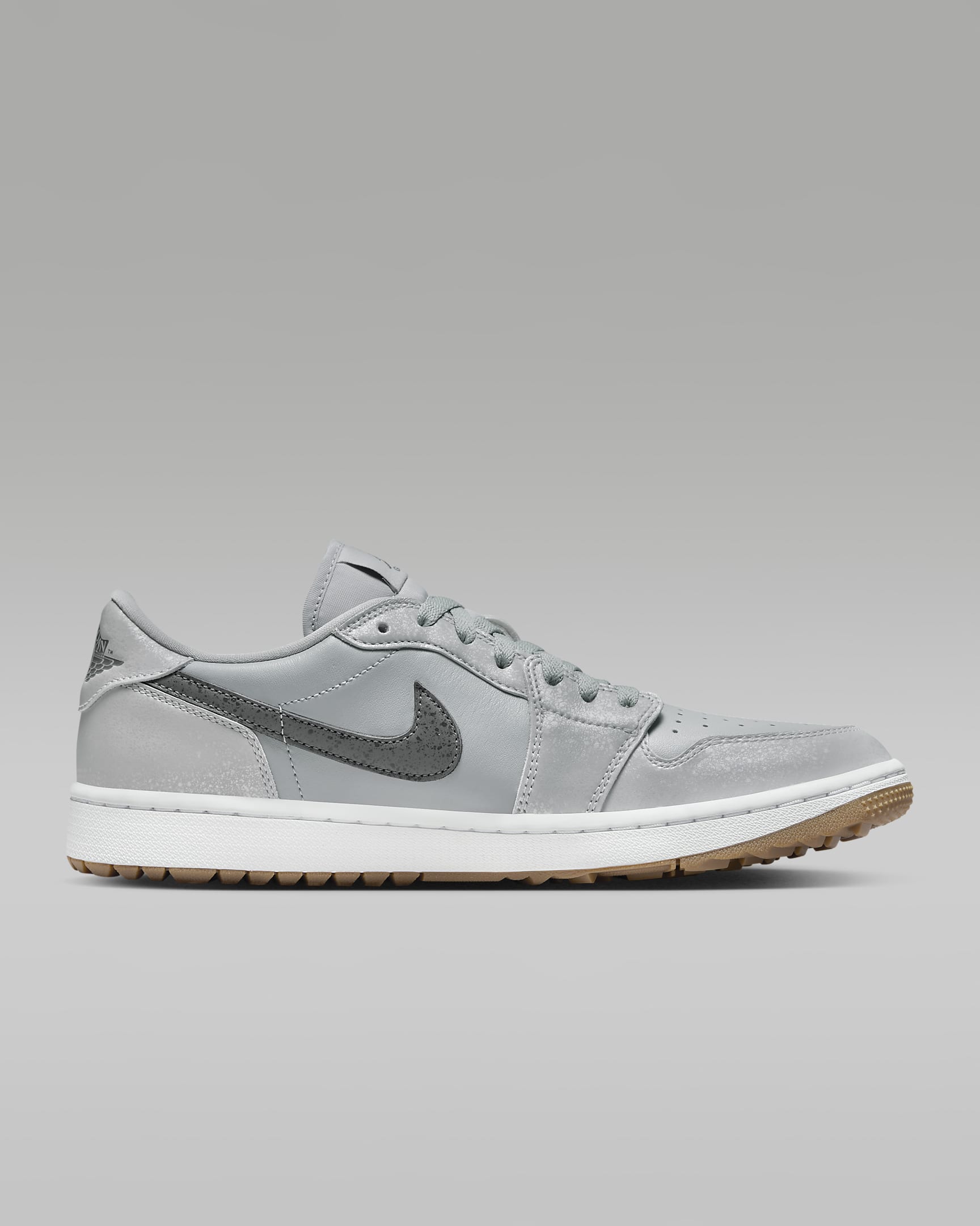 Scarpa da golf Air Jordan 1 Low G - Wolf Grey/Bianco/Gum Medium Brown/Iron Grey