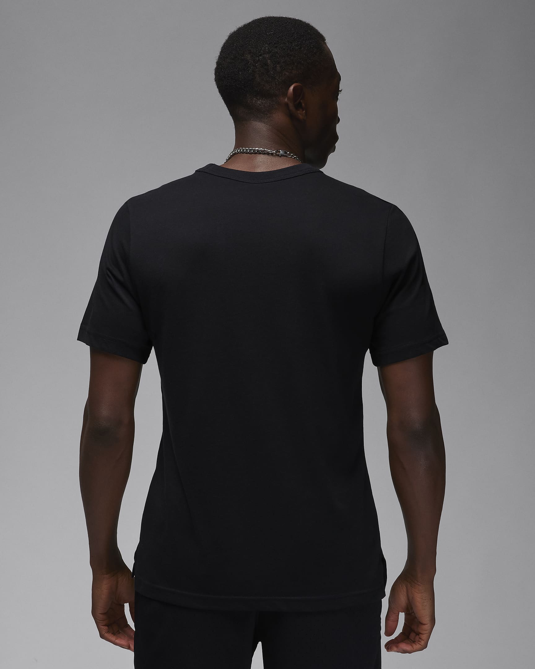 Camisola de manga curta Dri-FIT Jordan Sport para homem - Preto/Branco