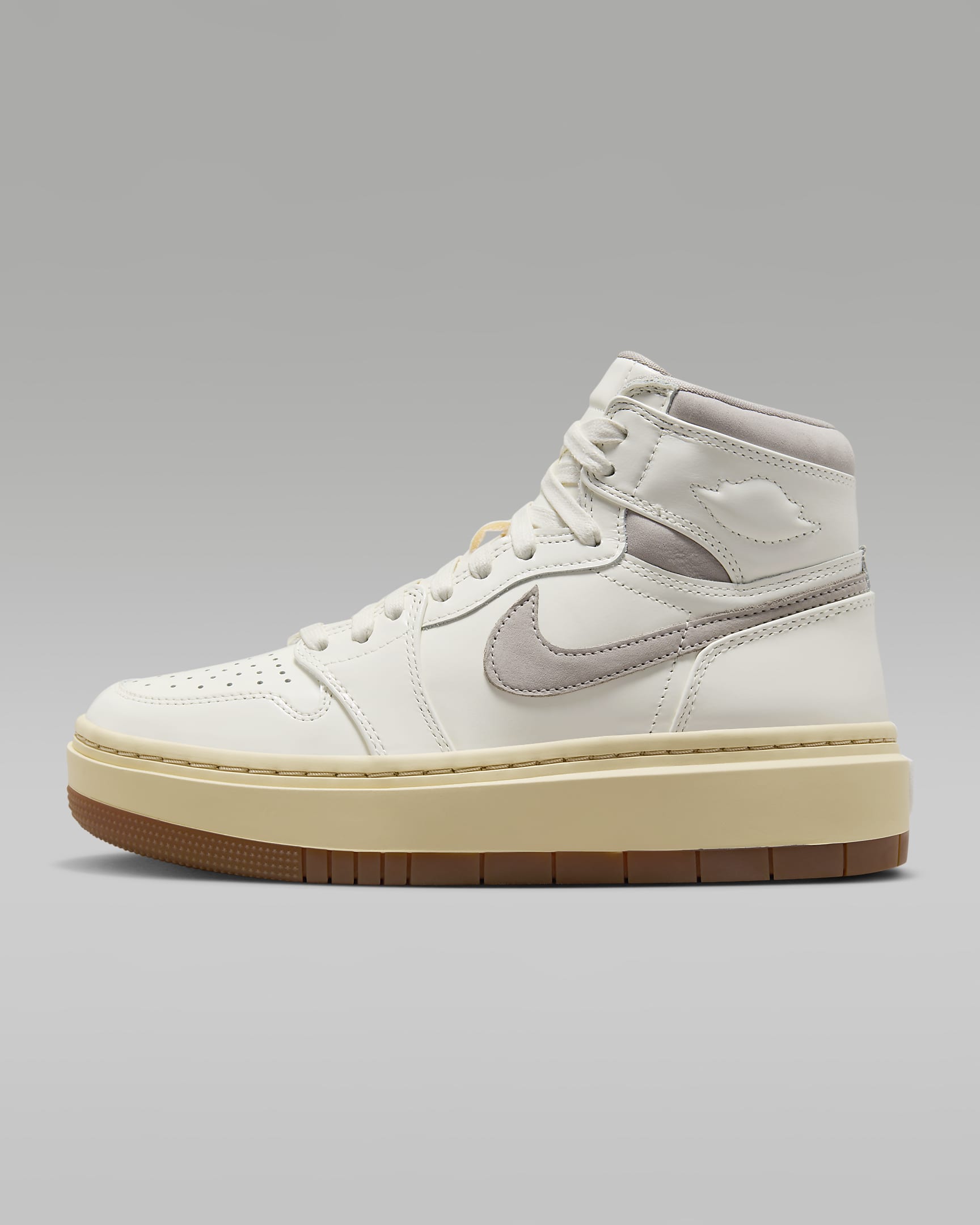 Chaussure Air Jordan 1 Elevate High SE pour femme - Sail/Pale Vanilla/Gum Medium Brown/College Grey