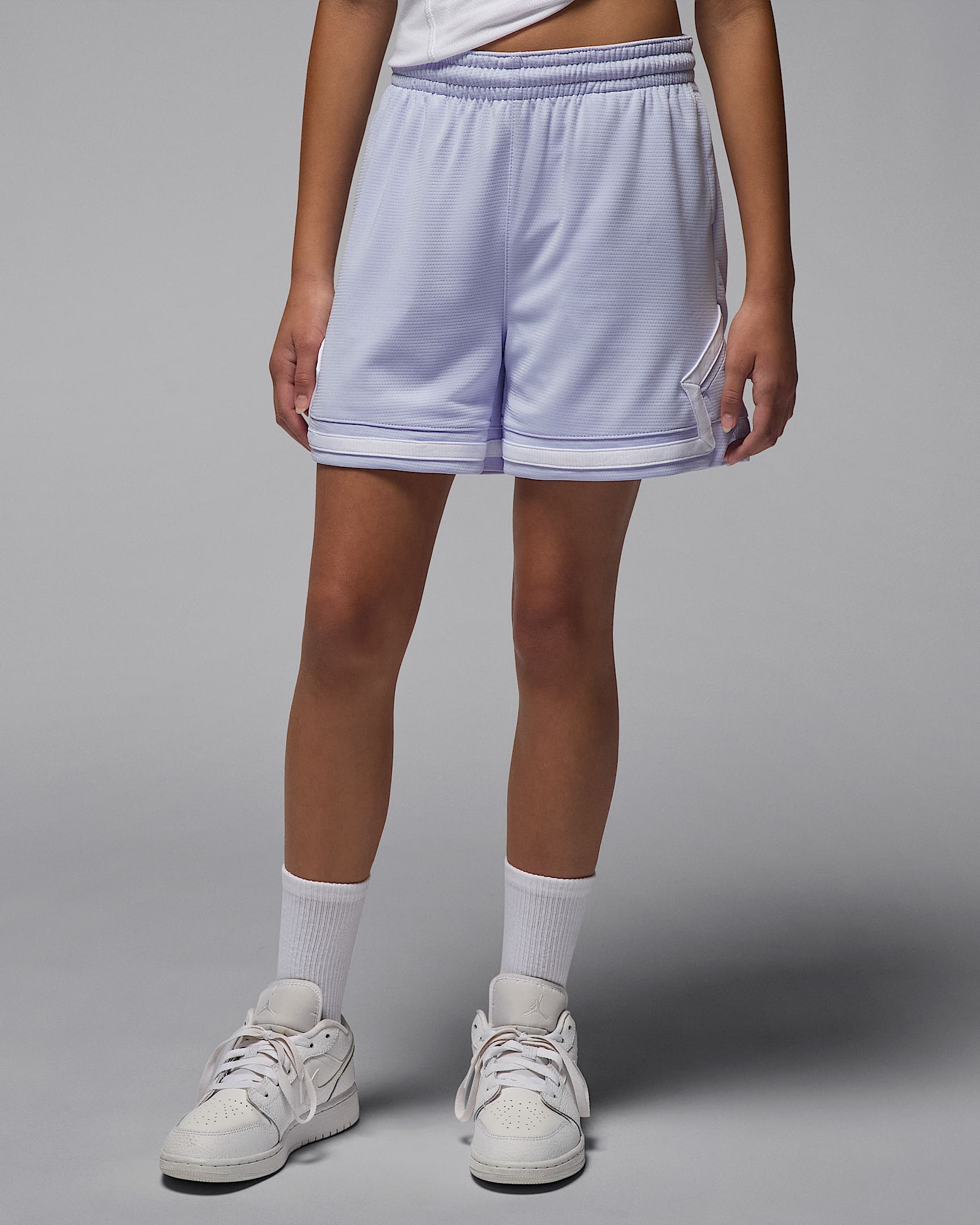 Jordan Dri-FIT Big Kids' Diamond Shorts - Ghost