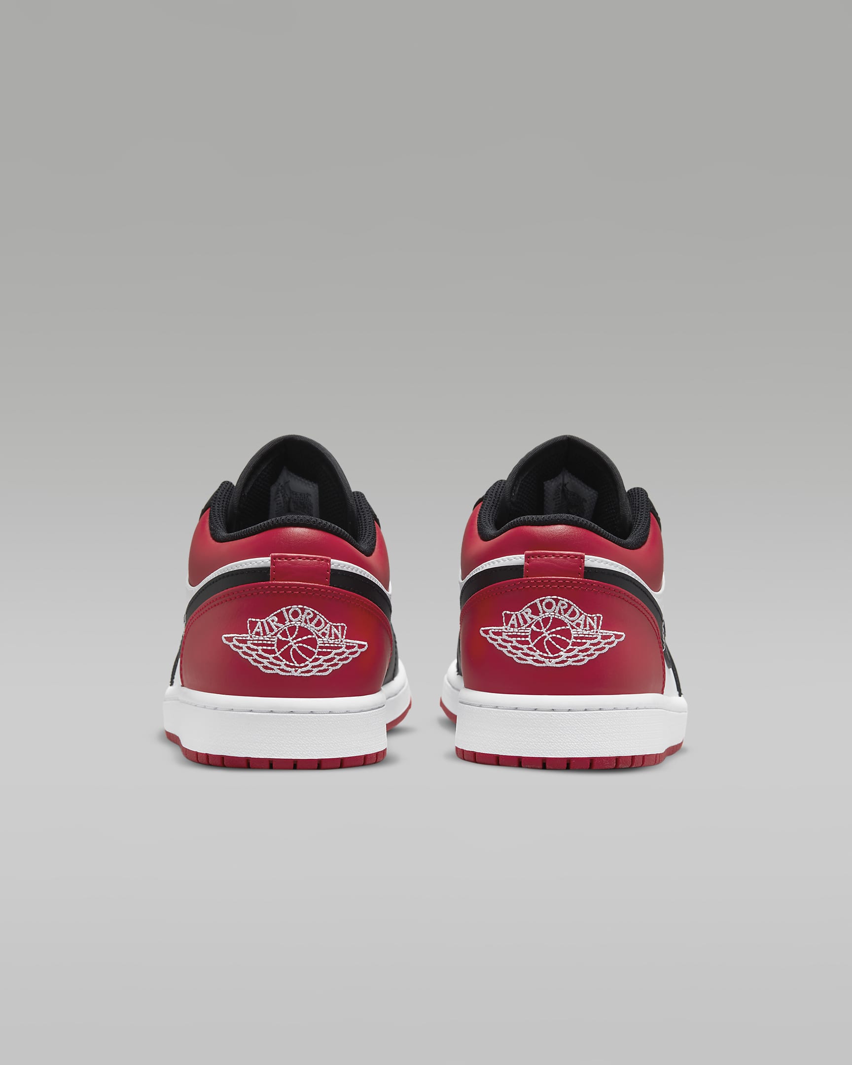 Air Jordan 1 Low Men's Shoes - Gym Red/Black/White