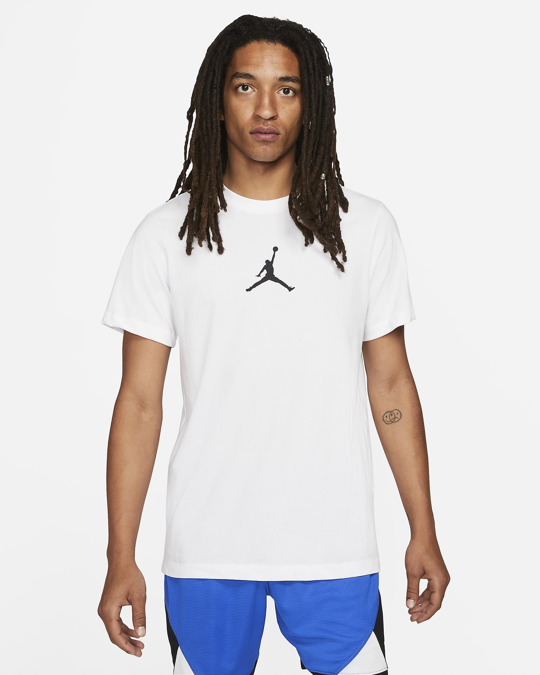 T-shirt Jordan Jumpman - Uomo - Bianco/Nero