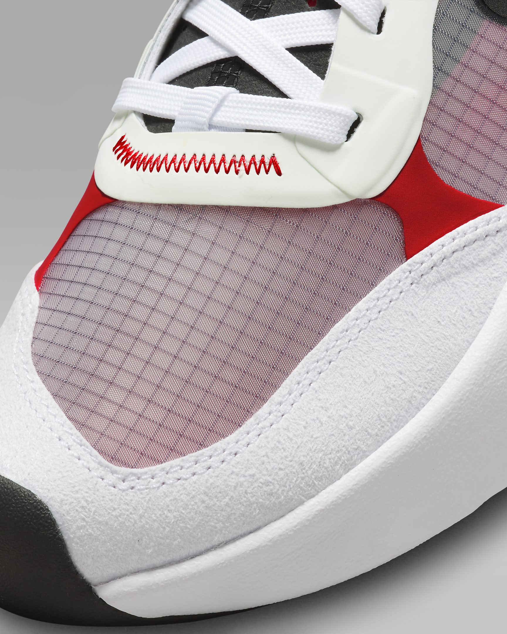 Jordan Delta 3 Low Men's Shoes - White/Black/Chile Red