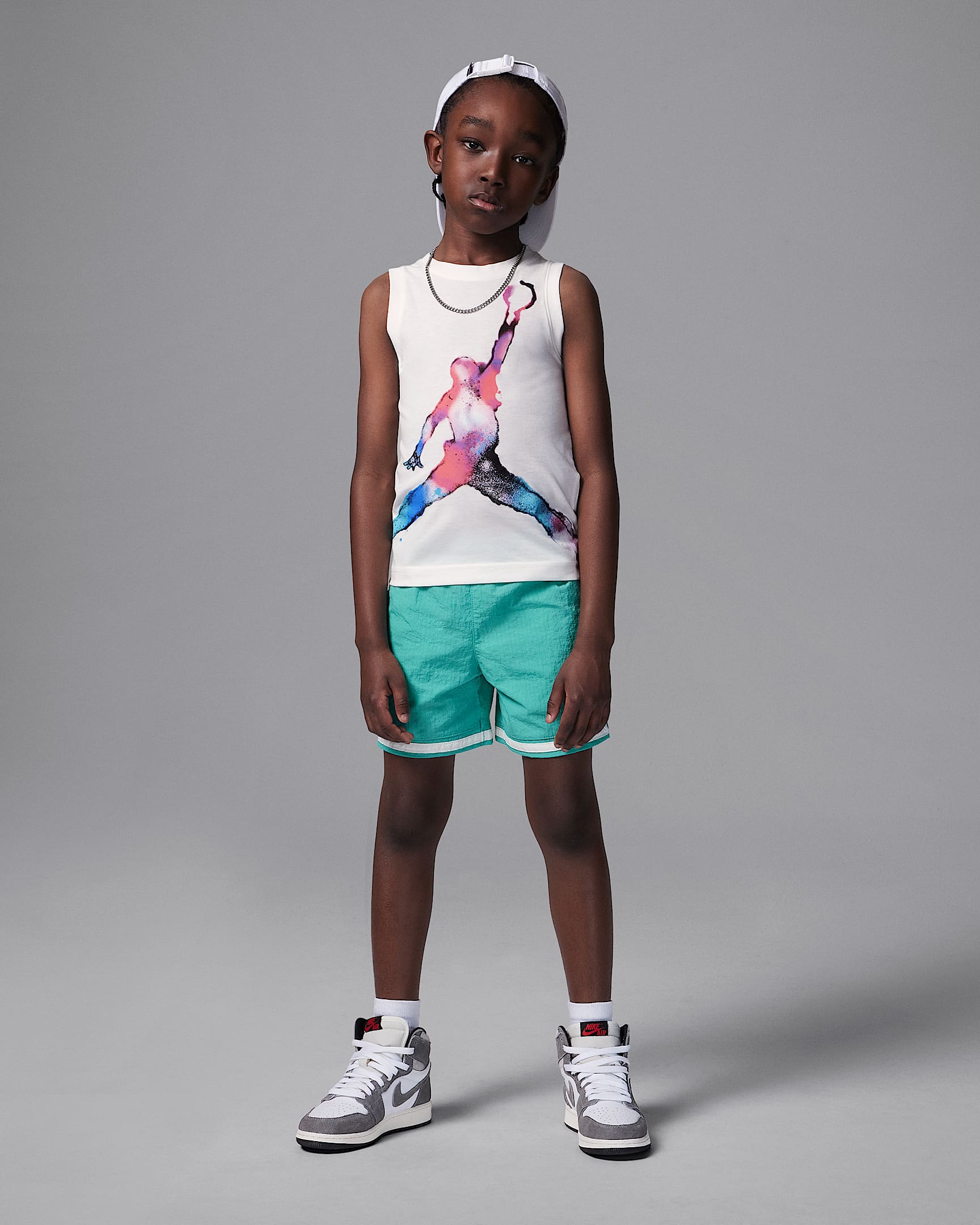 Ensemble deux pièces avec débardeur Poolside Jordan pour enfant - Washed Teal