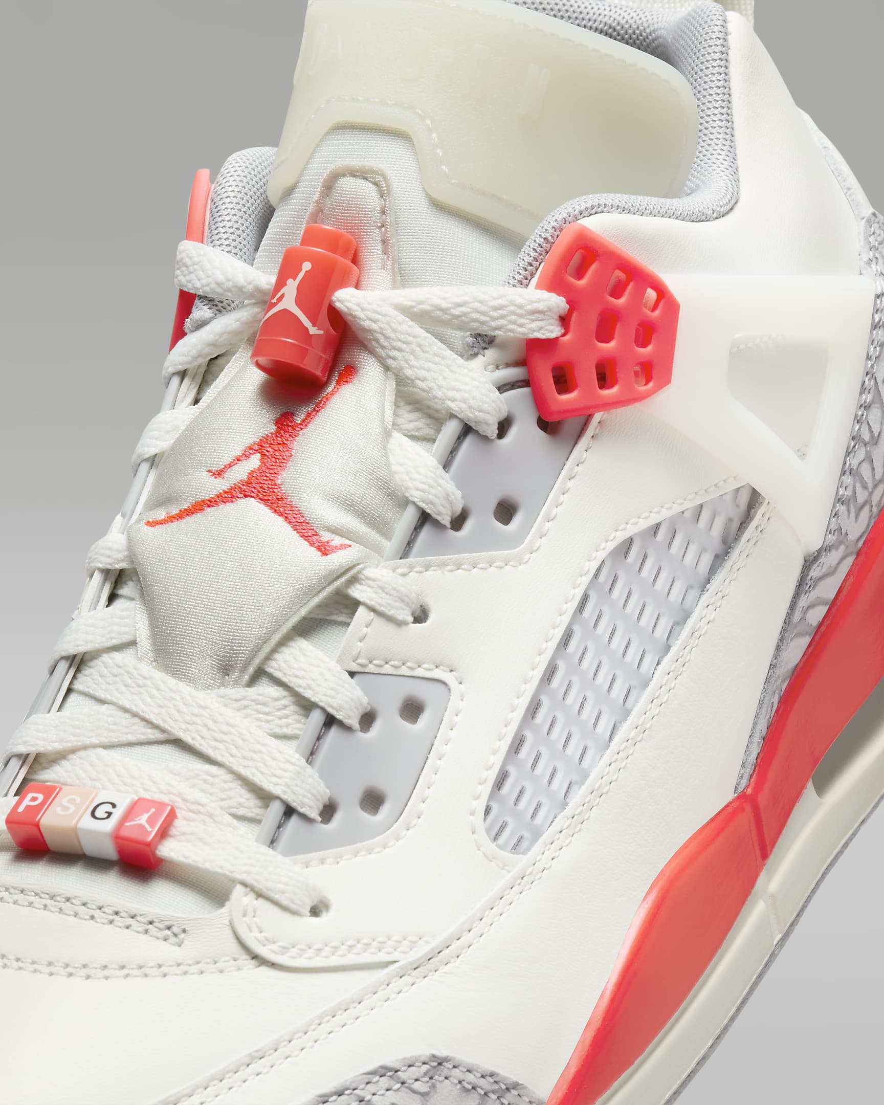 Jordan Spizike Low Paris Saint-Germain herenschoenen - Sail/Wolf Grey/Cement Grey/Infrared 23