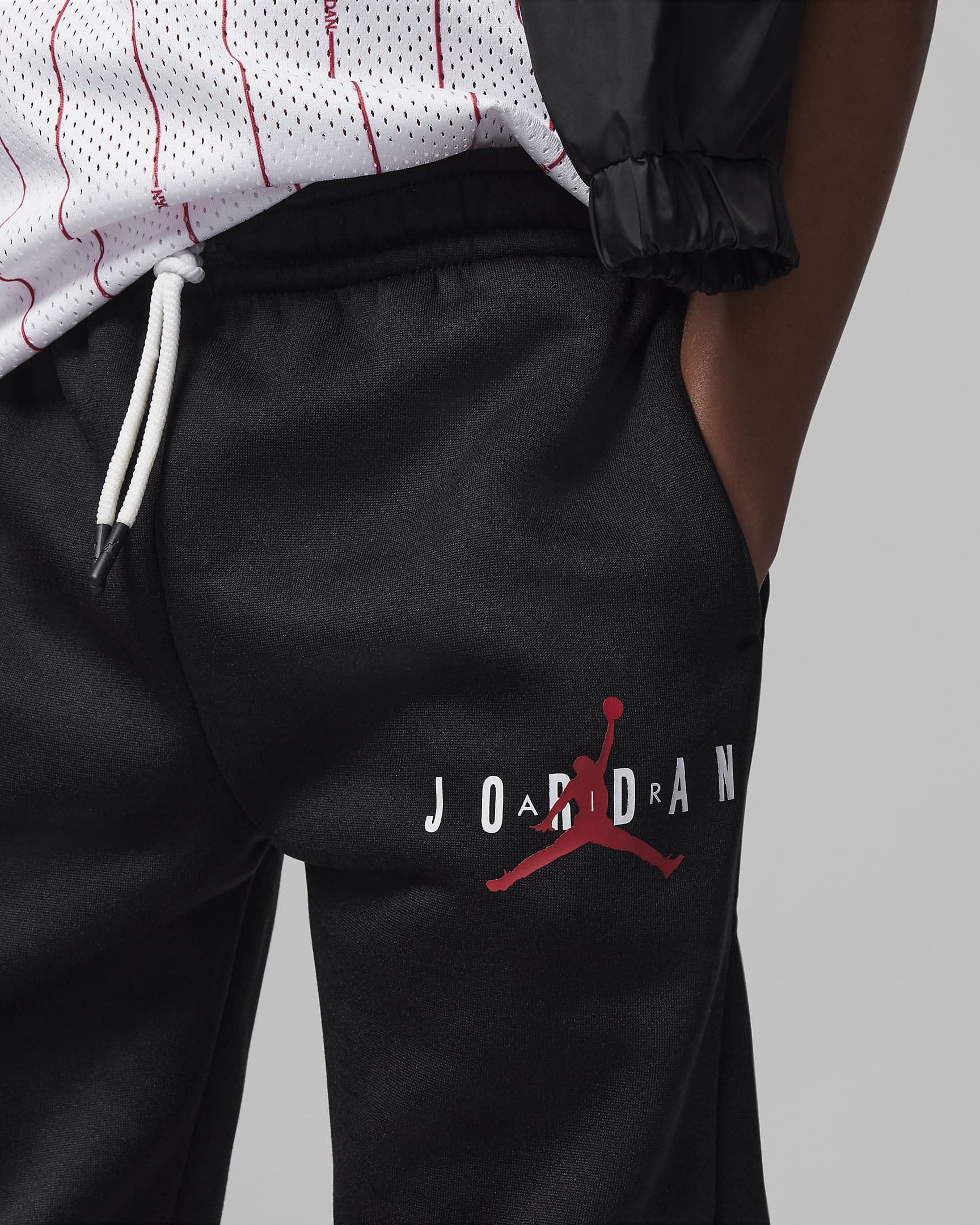 Jordan Fleece-Hose für ältere Kinder - Schwarz