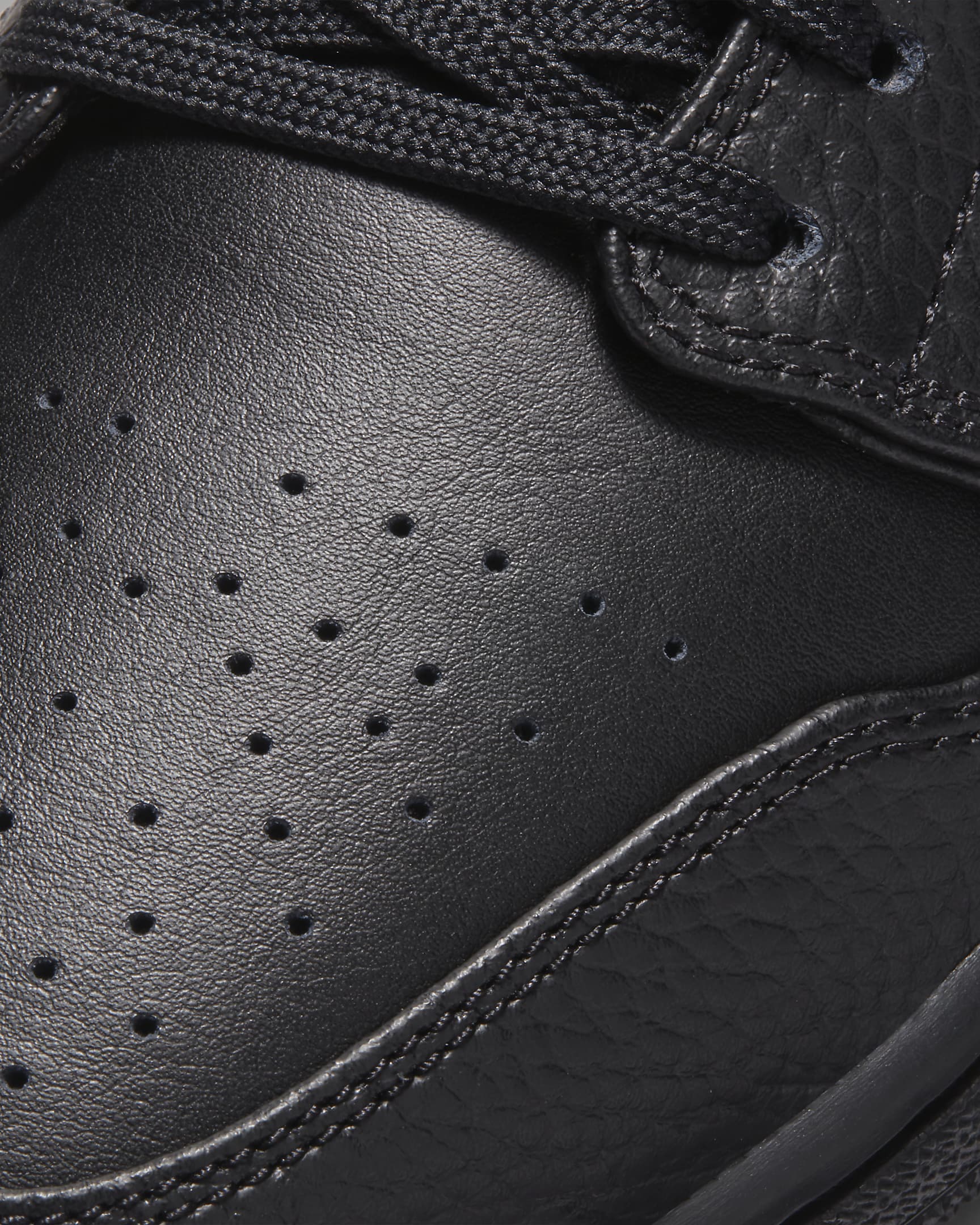 Air Jordan 1 Low Men's Shoes - Black/Black/Black