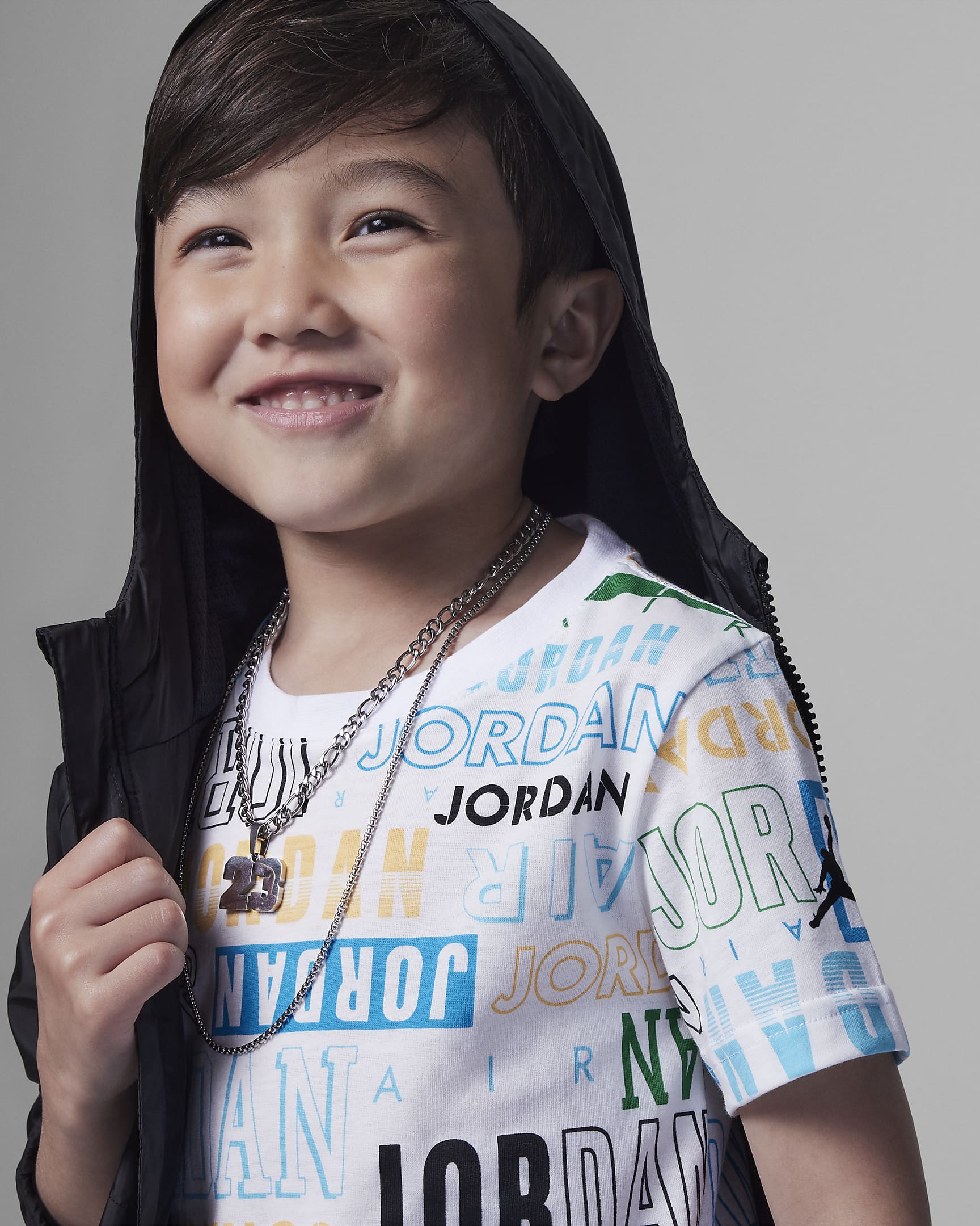 Jordan Fan Love Allover Print Tee Little Kids' Tee.