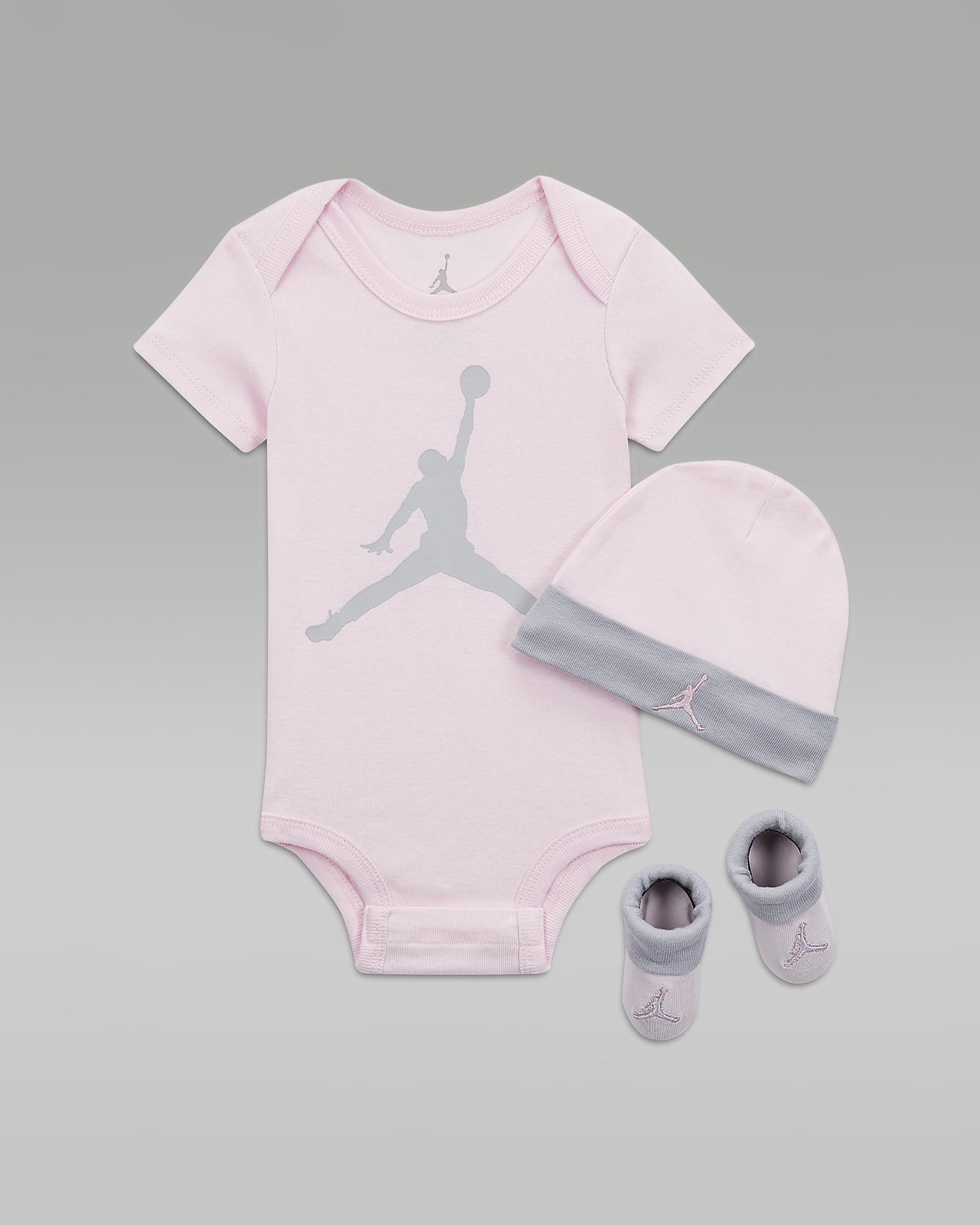 Tredelat set Jordan för baby - Pink Foam