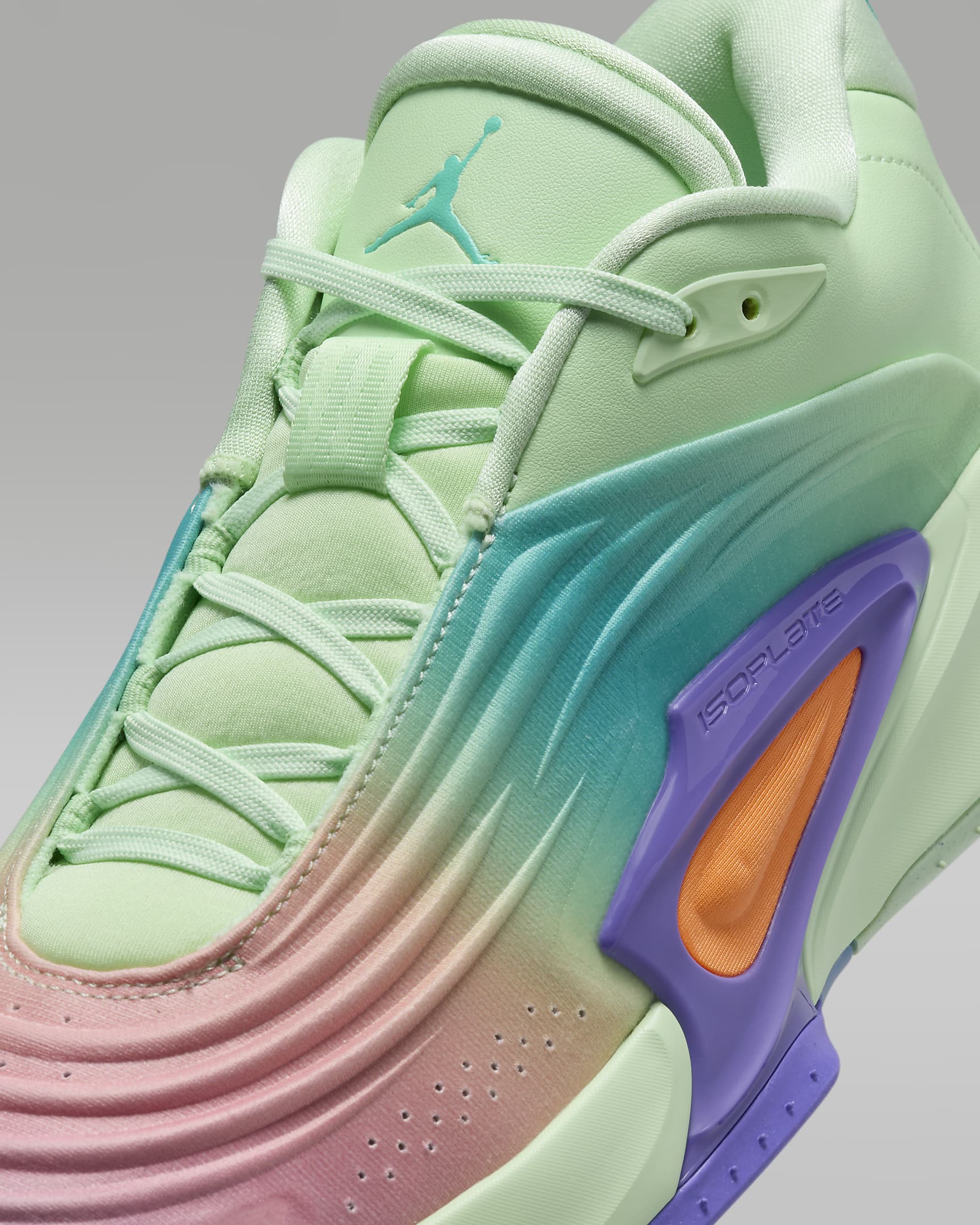 Luka 3 "Blurred Vision" Basketballschuh - Vapor Green/Cone/Psychic Purple/Hyper Jade