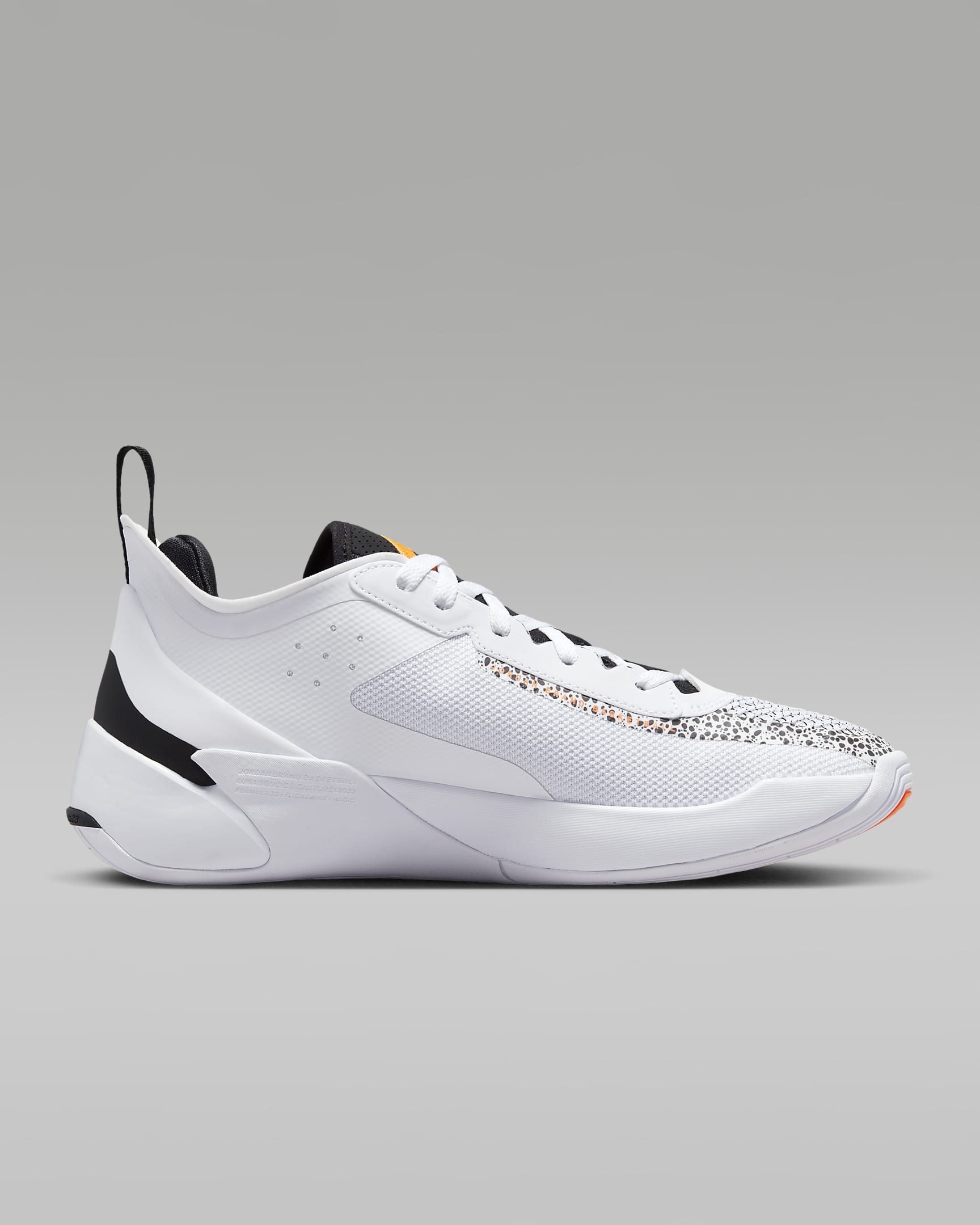 Luka 1 PF Men's Basketball Shoes - White/Black/Total Orange