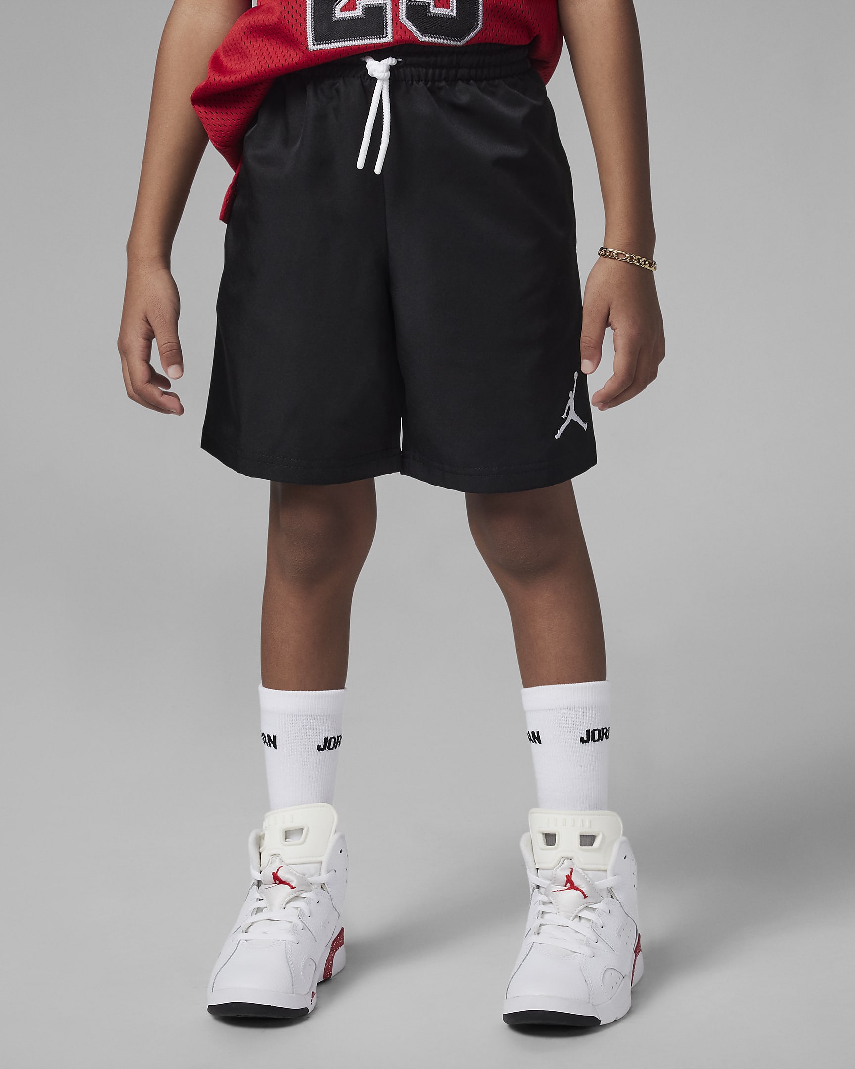 Jordan Jumpman Woven Play Shorts Little Kids' Shorts - Black