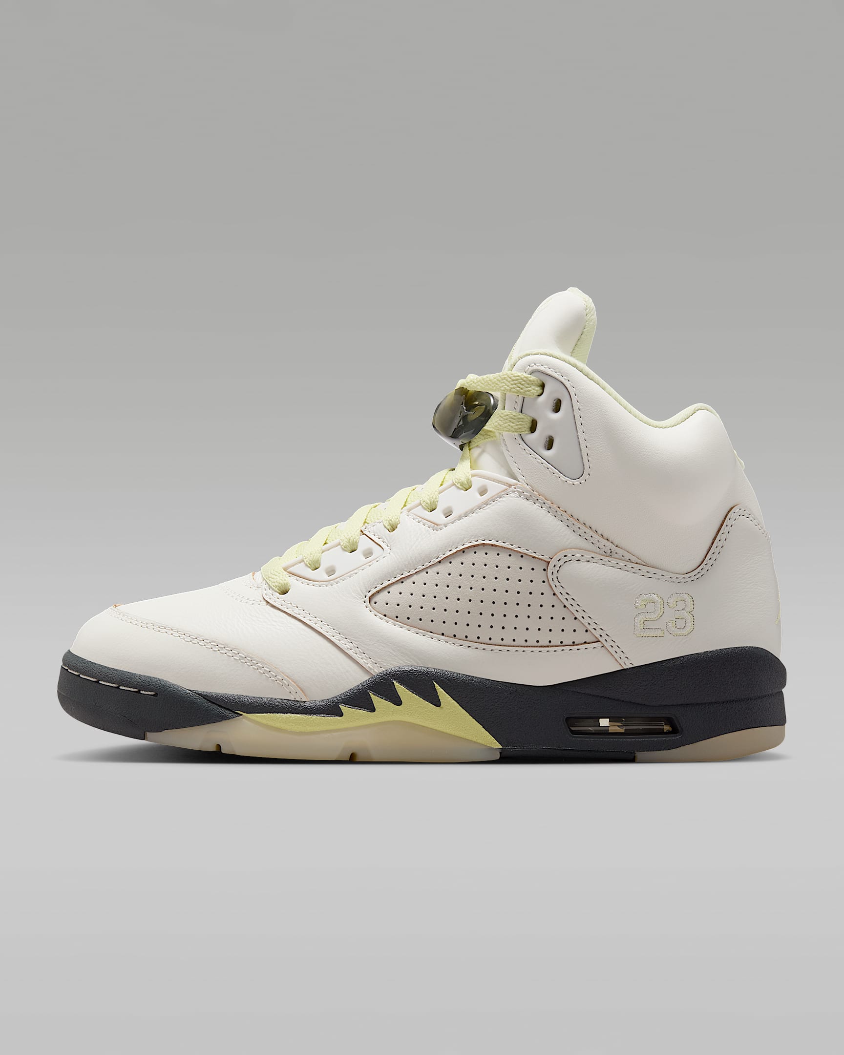Tenis para mujer Air Jordan 5 Retro "Luminous Green and Sail" - Vela/Antracita/Verde luminoso
