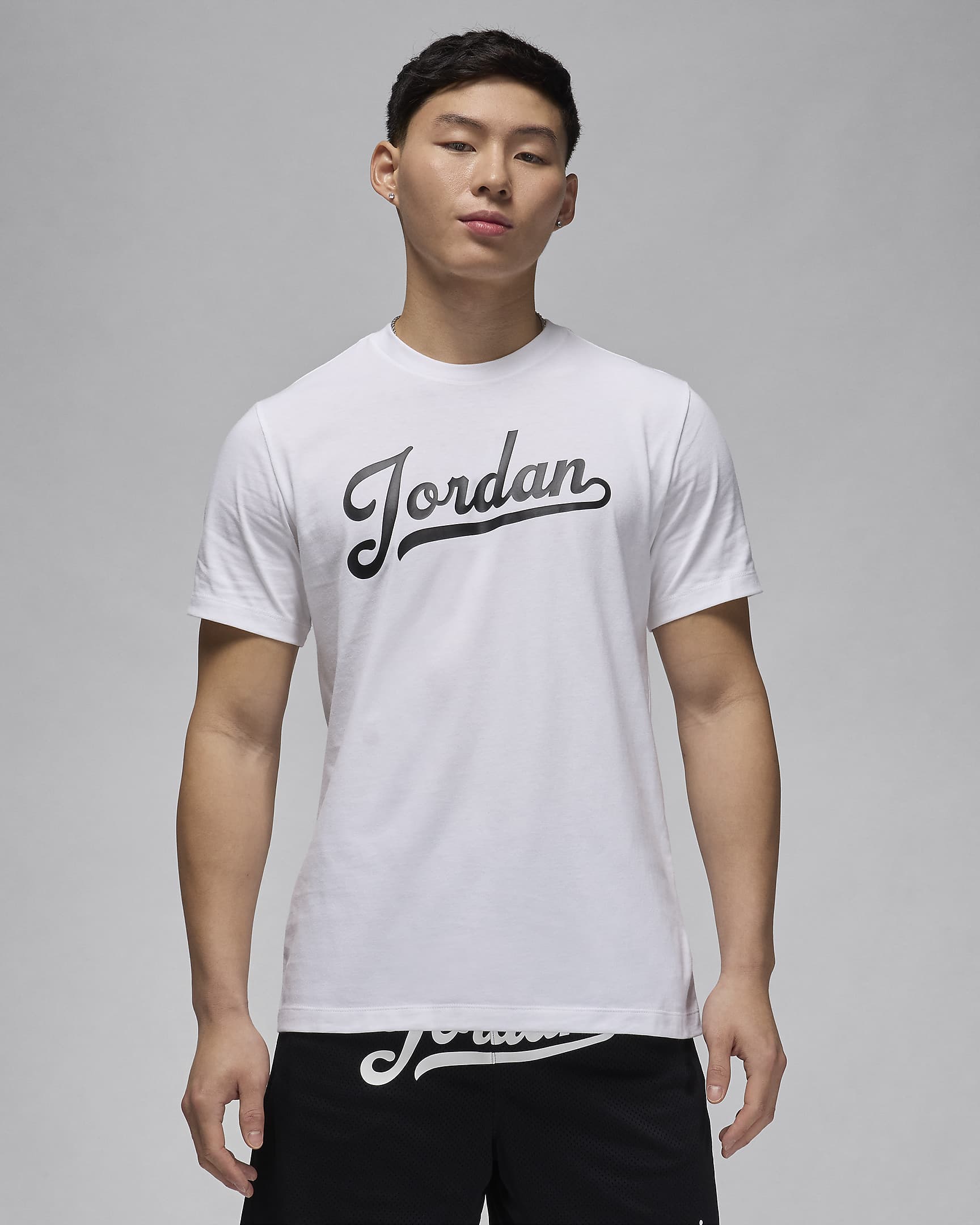 Jordan Flight MVP Men's T-Shirt - White/Black/Black